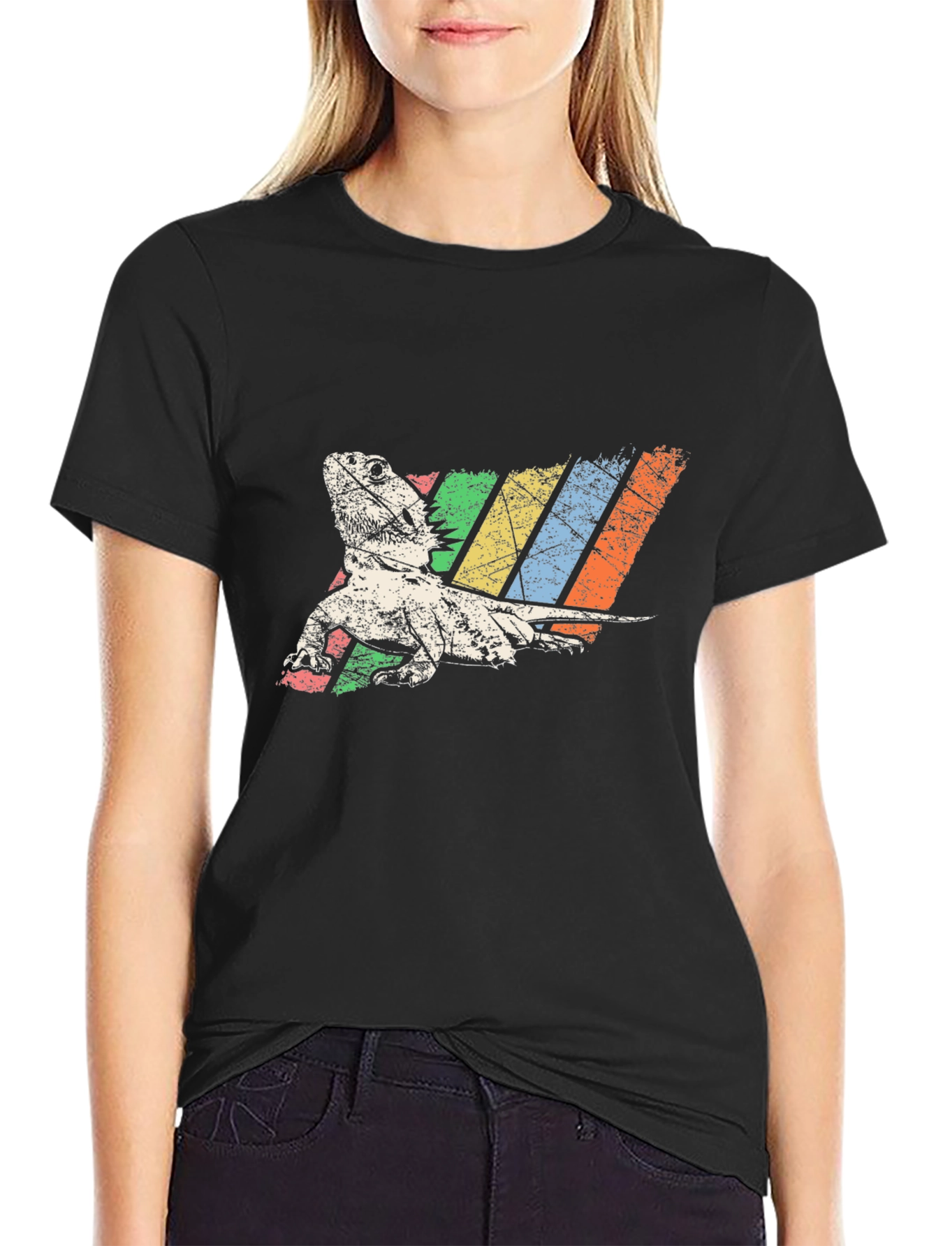 Bearded Dragon Retro Graphic Tee