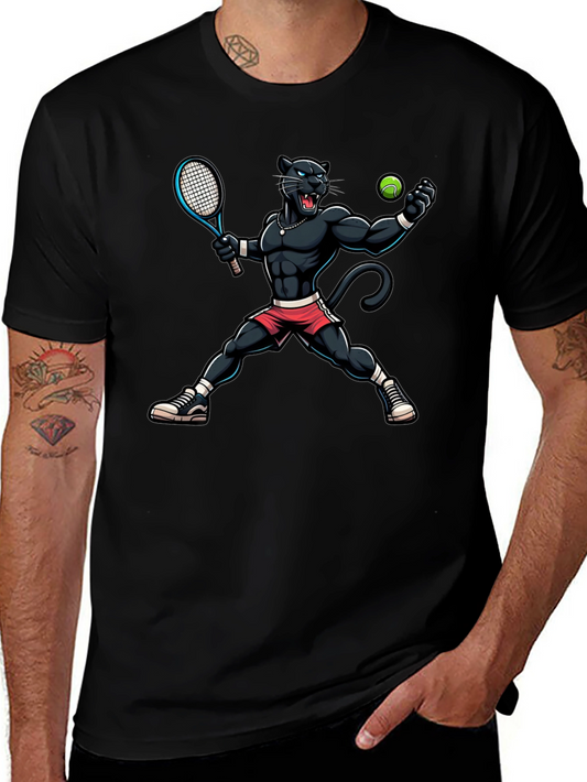 Black Panther Tennis Graphic Tee