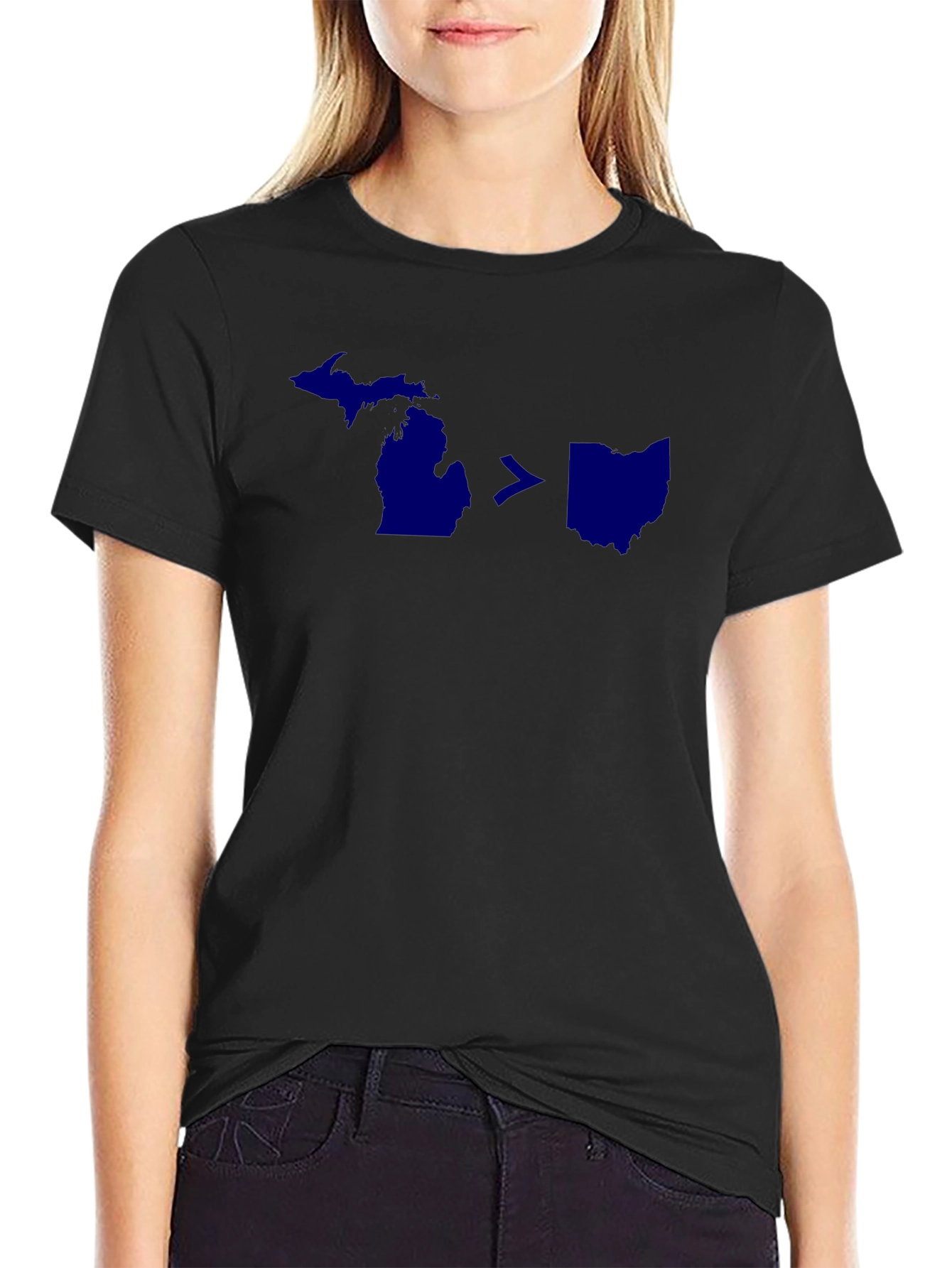 Michigan > Ohio T-Shirt - State Rivalry Tee
