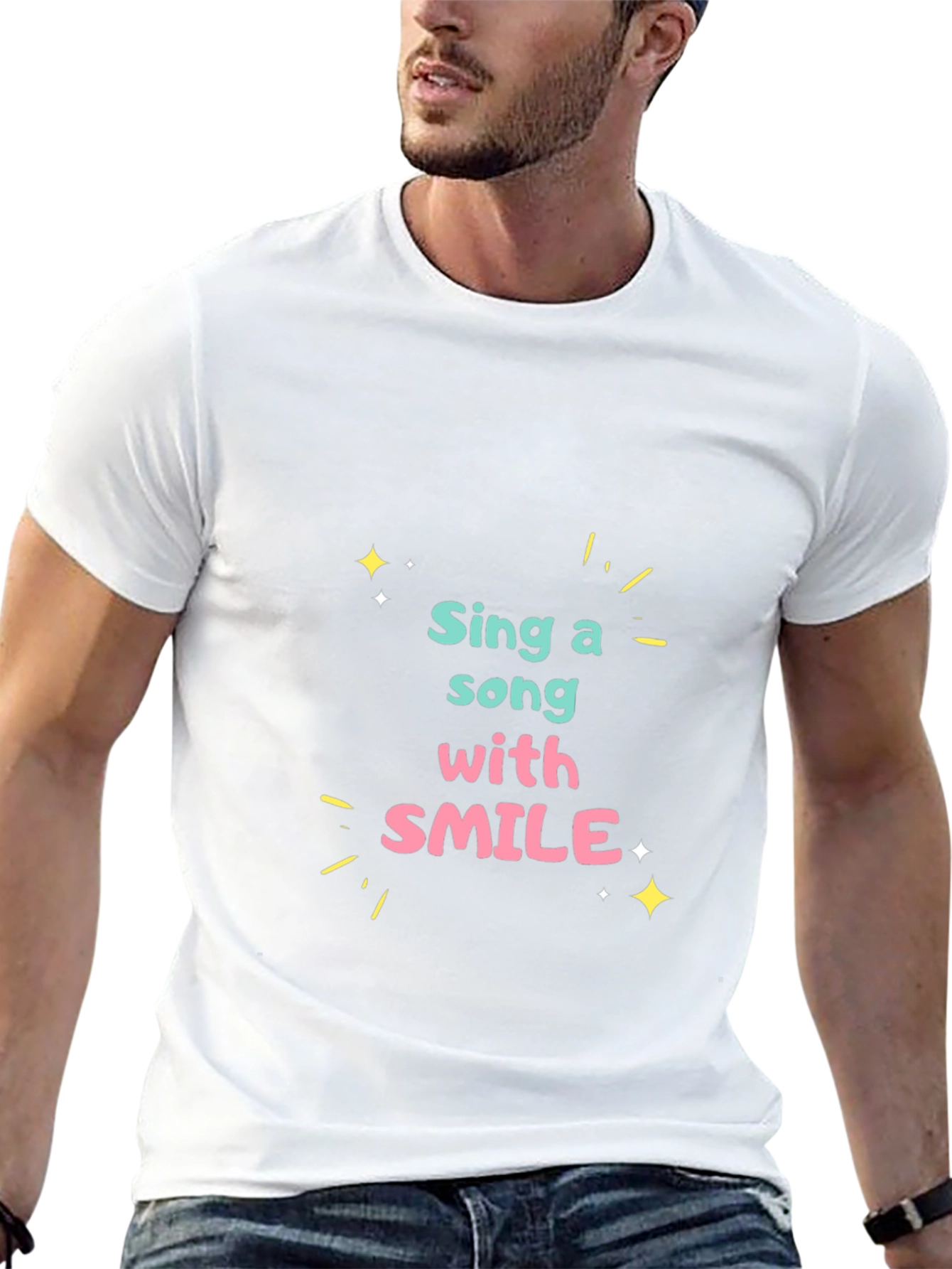 Sing a Song With a Smile Graphic Tee