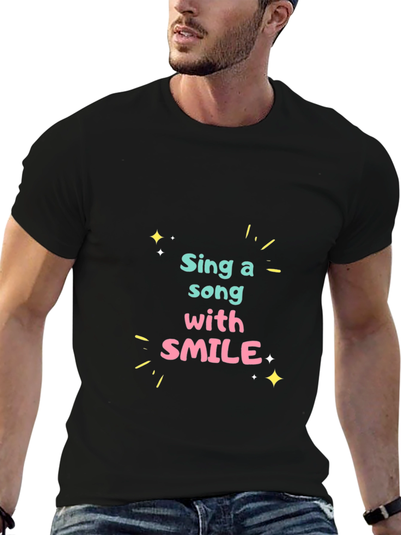 Sing a Song With a Smile Graphic Tee