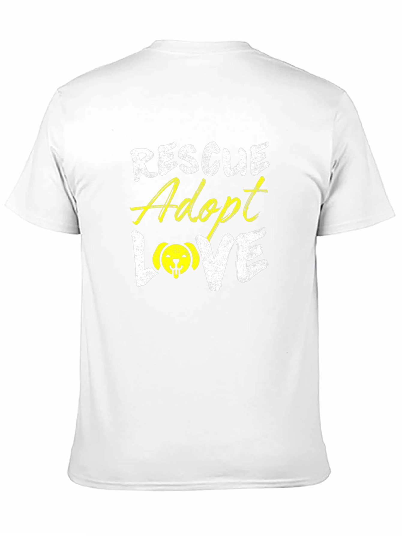 Rescue Adopt Love T-Shirt - Dog Lover Tee