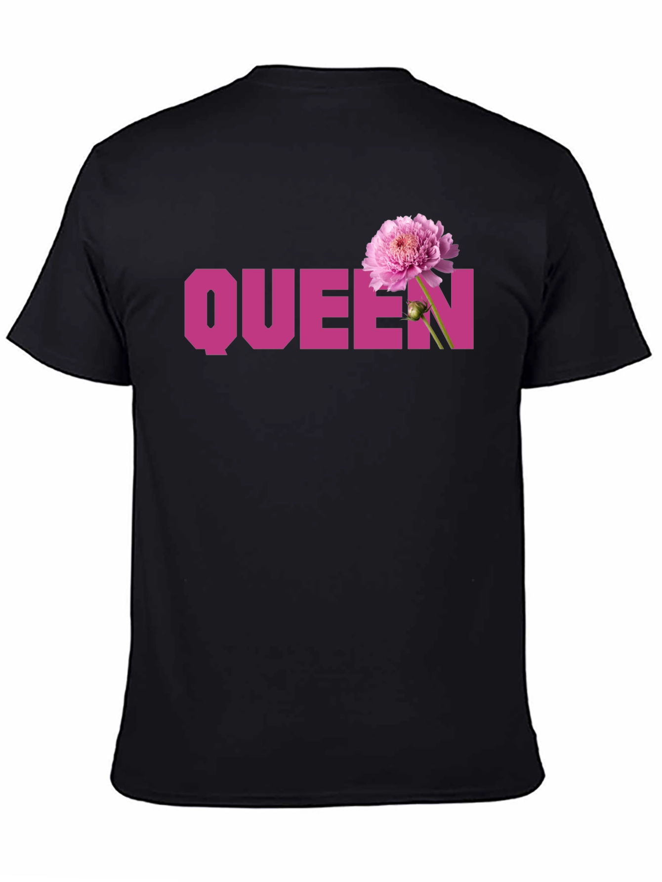 Queen Flower Graphic Tee - Stylish Womens T-Shirt