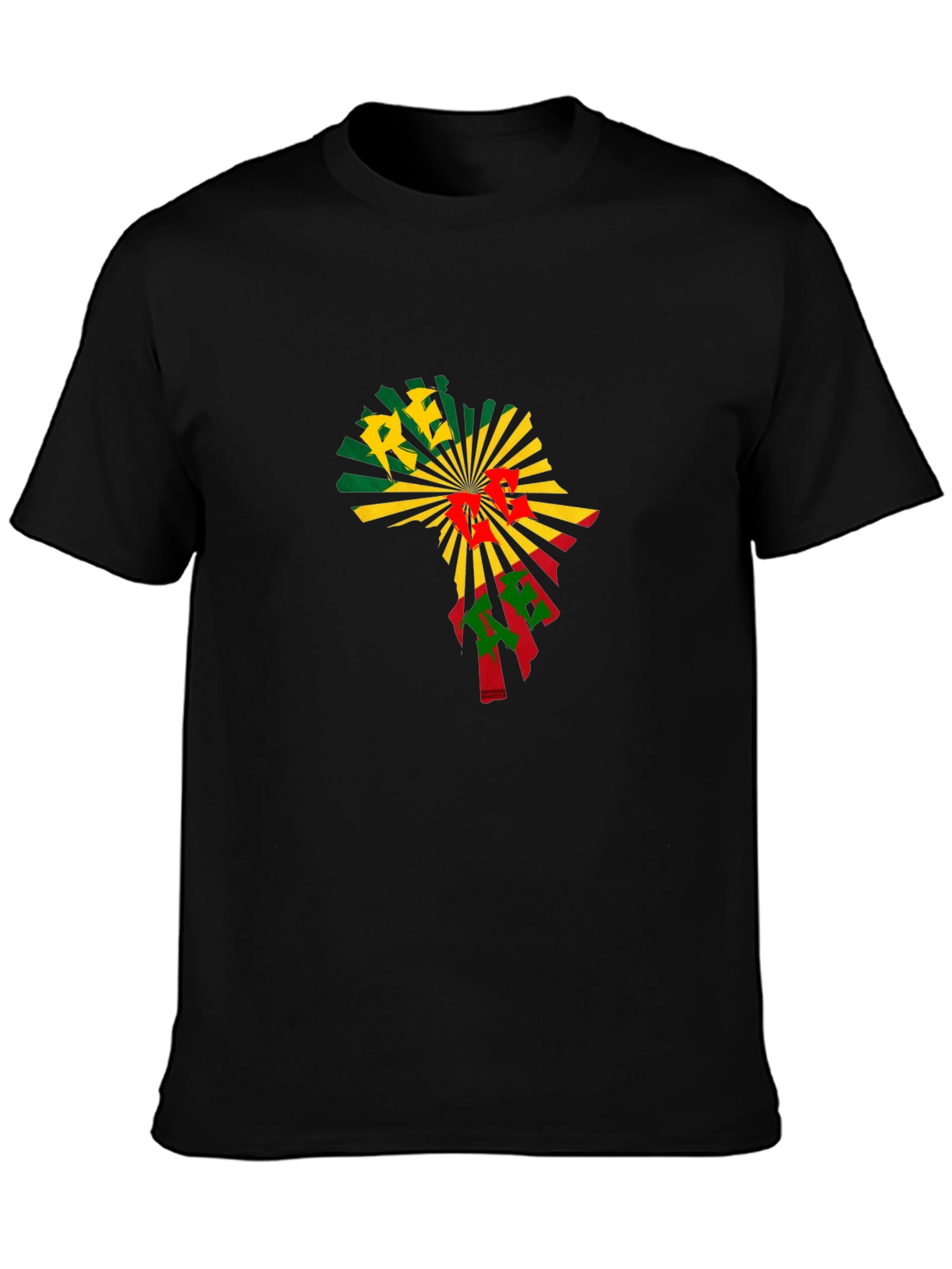 RE Ethiopia T-Shirt Africa Map Design