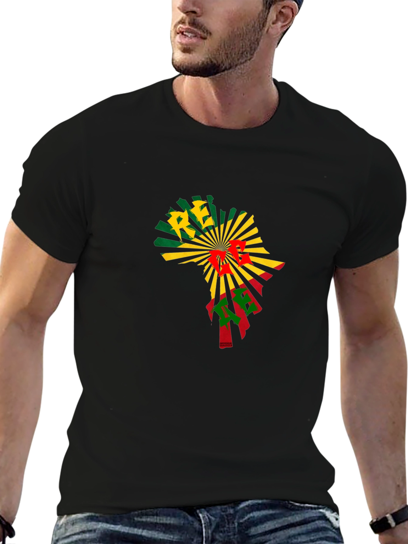 RE Ethiopia T-Shirt Africa Map Design