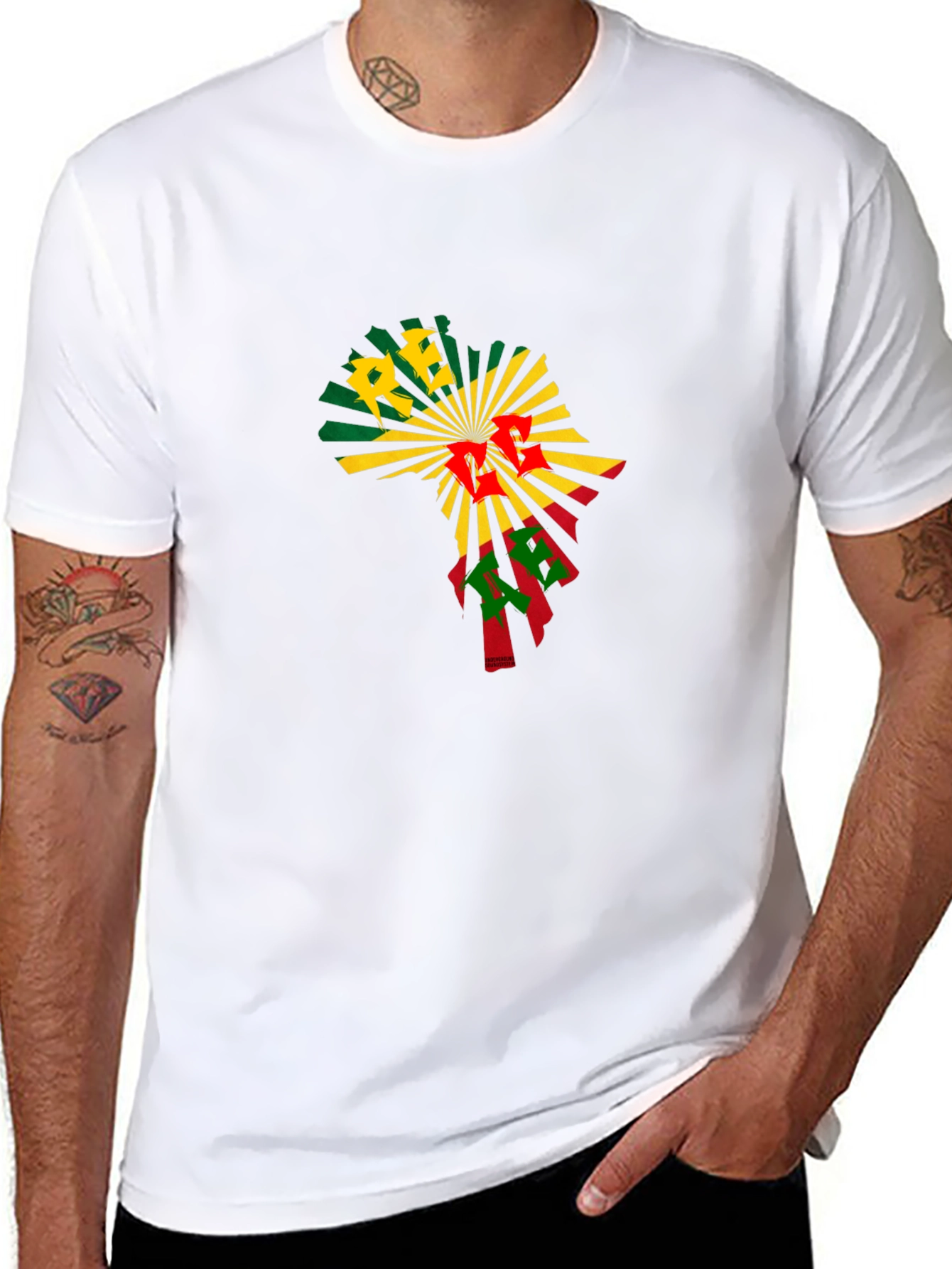 RE Ethiopia T-Shirt Africa Map Design