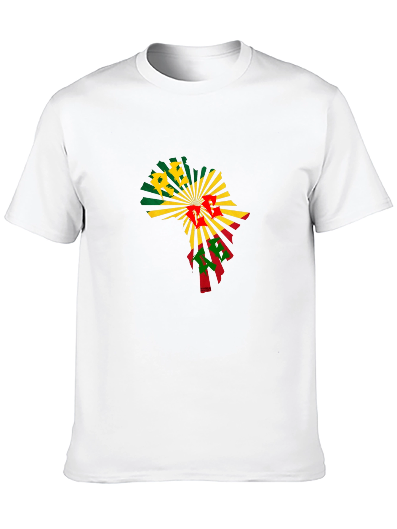 RE Ethiopia T-Shirt Africa Map Design