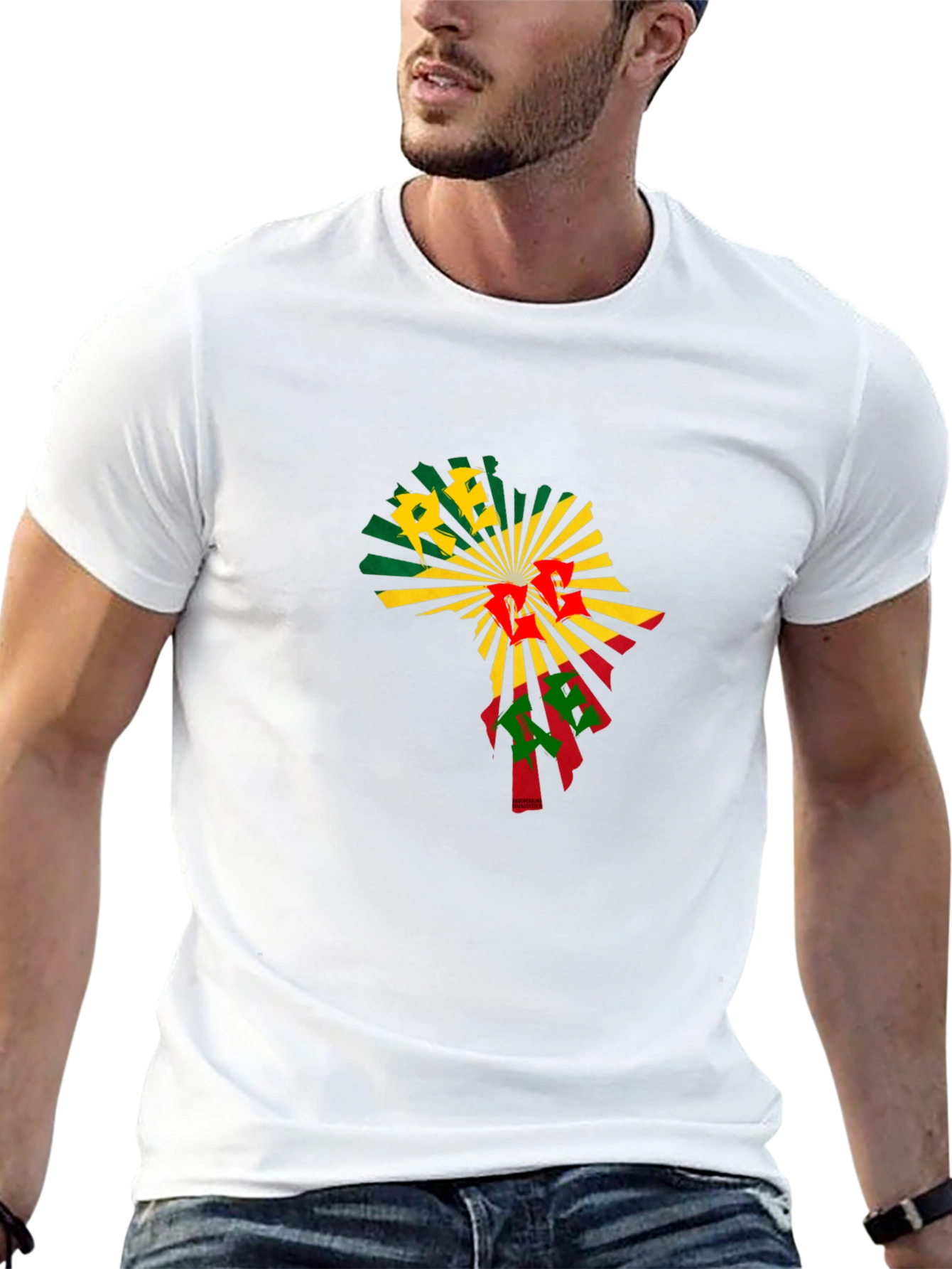 RE Ethiopia T-Shirt Africa Map Design