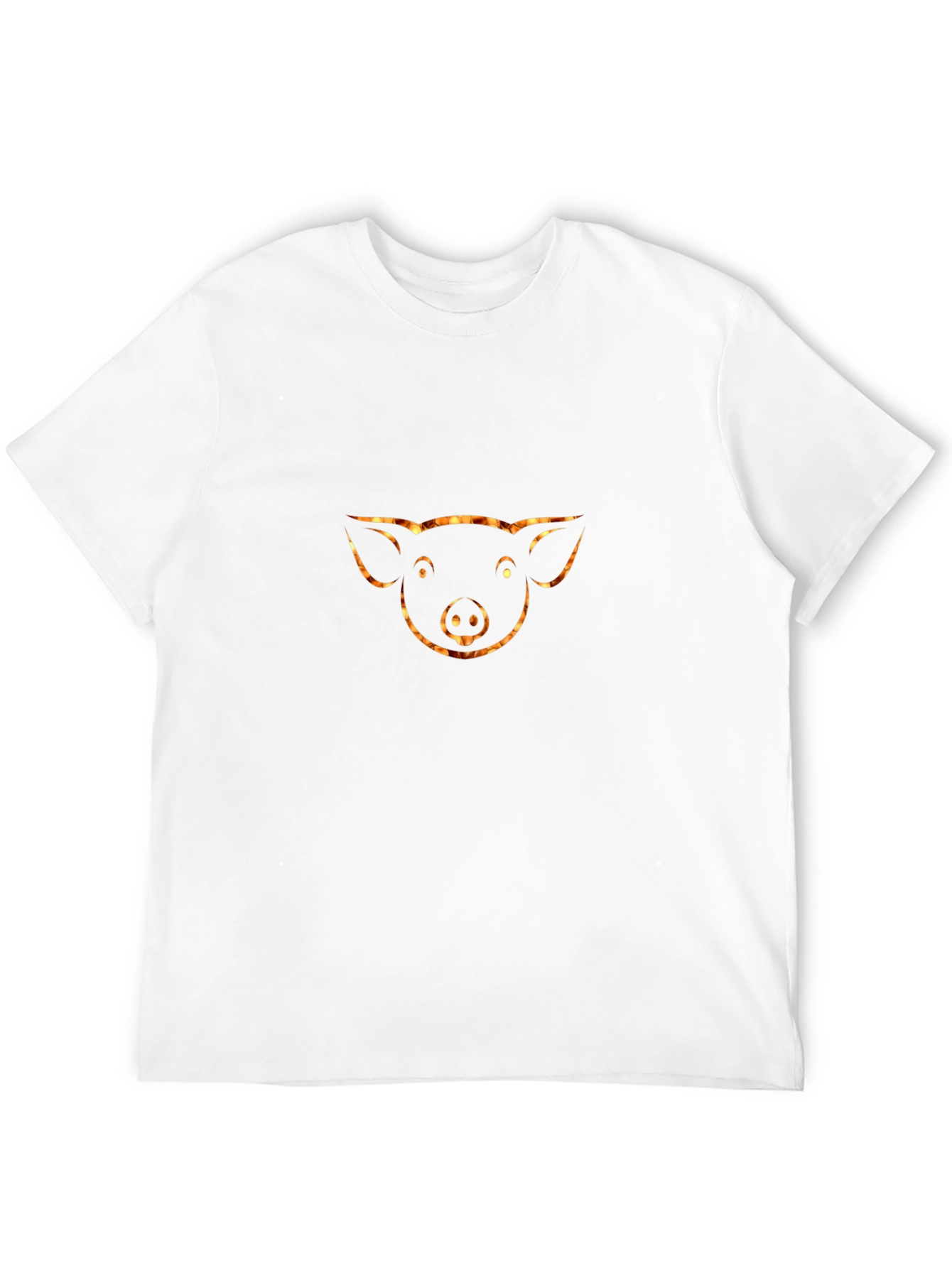 Pig Face Graphic Black T-Shirt