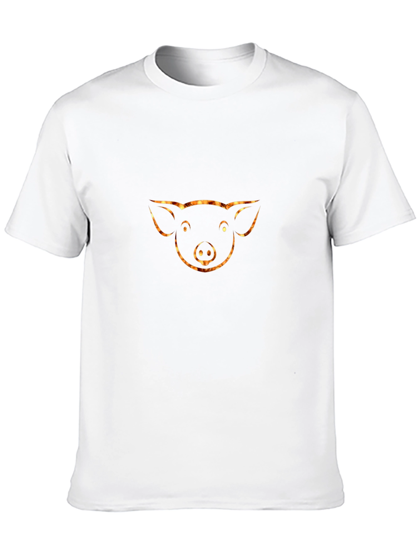Pig Face Graphic Black T-Shirt