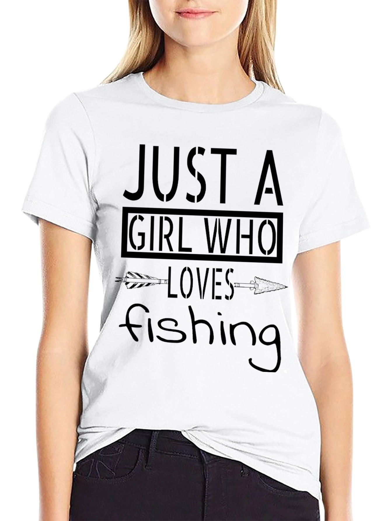 Just a Girl Who Loves Fishing T-Shirt