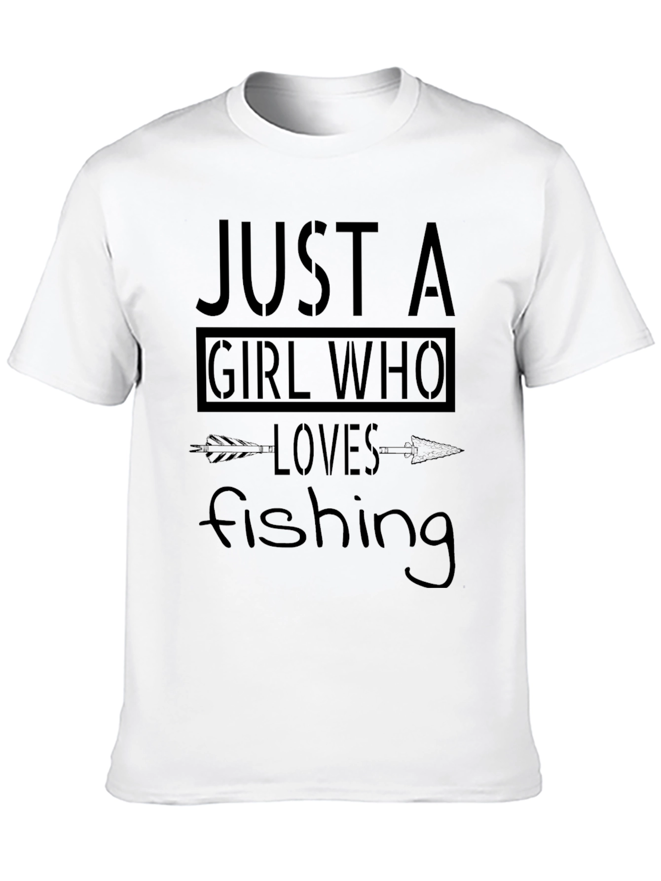 Just a Girl Who Loves Fishing T-Shirt