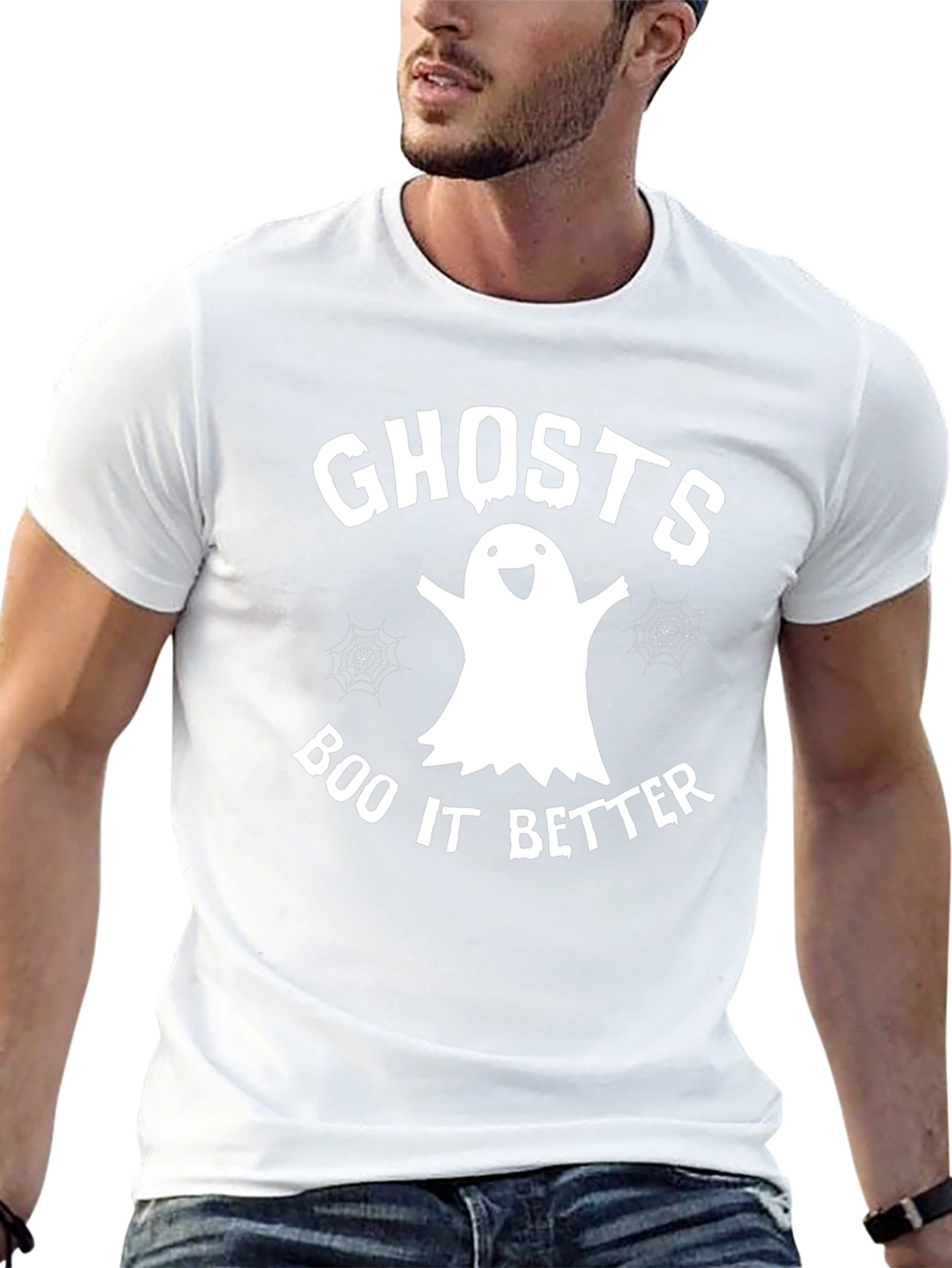 Halloween Ghost Boo It Better Graphic T-Shirt
