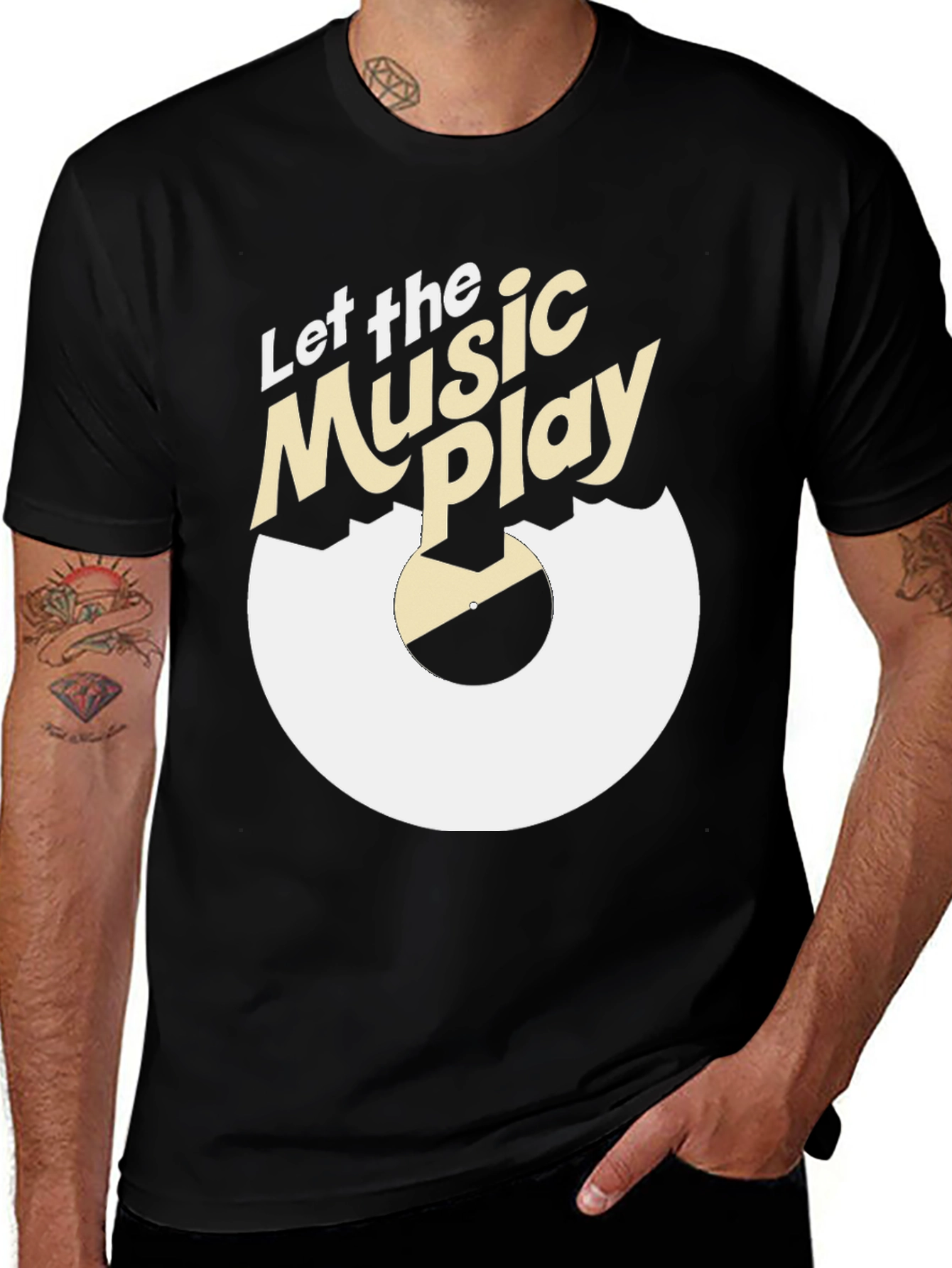 Let the Music Play Graphic Tee