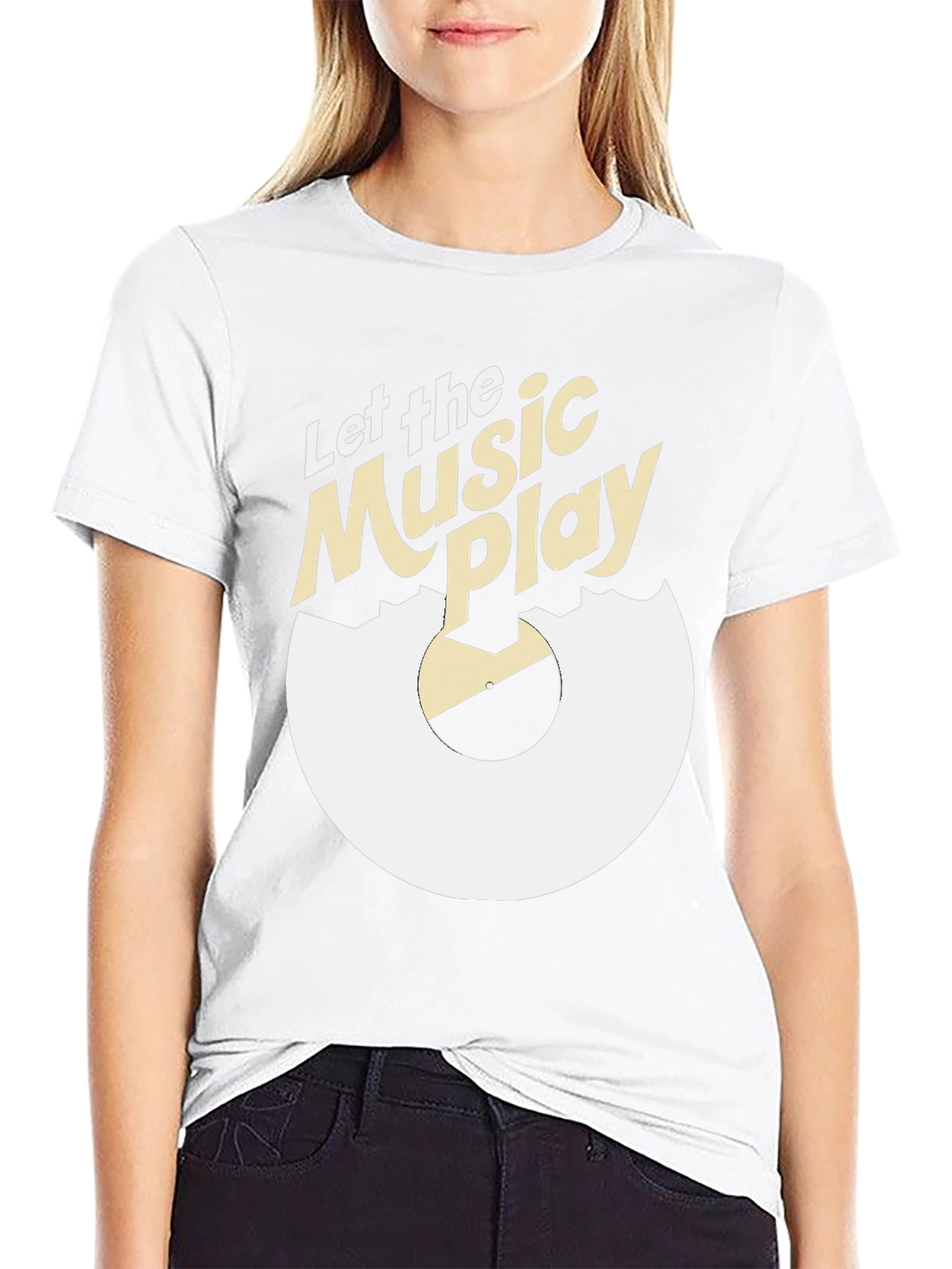 Let the Music Play Graphic Tee