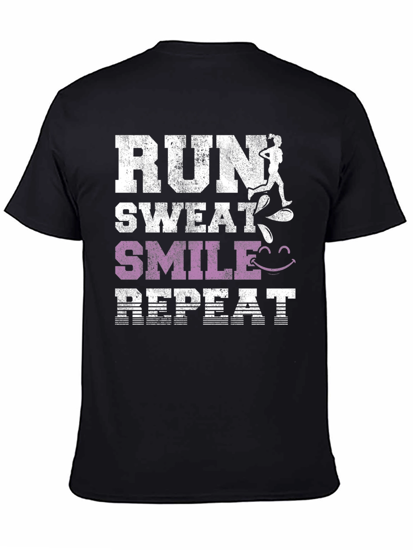 Run Sweat Smile Repeat Graphic Tee