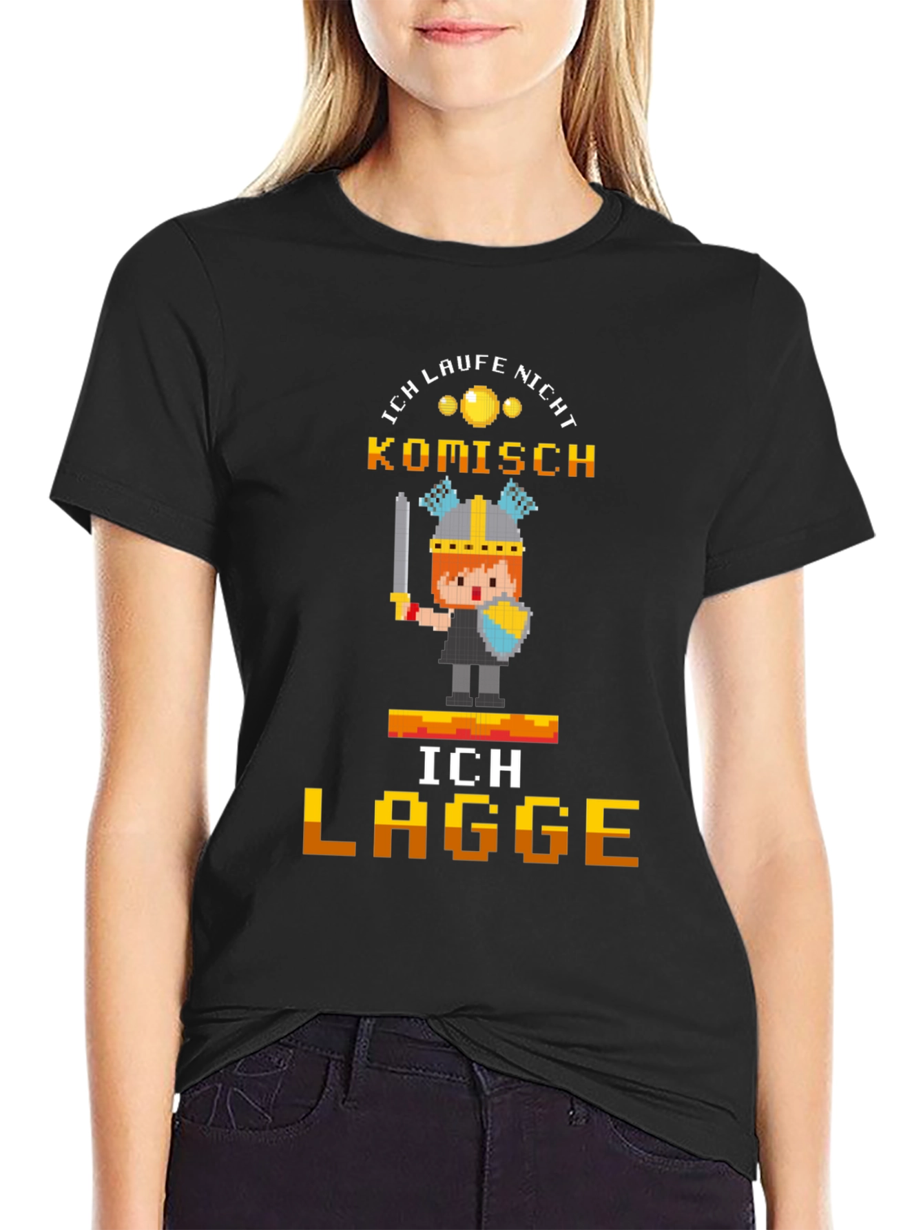 Funny Gamer T-Shirt - Ich Lagge!