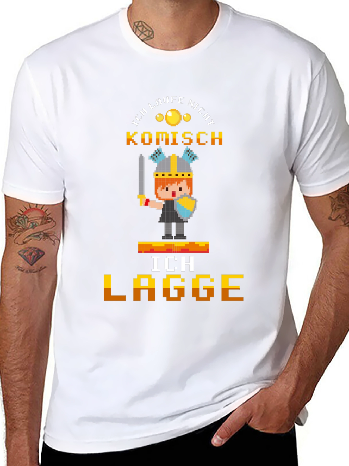 Funny Gamer T-Shirt - Ich Lagge!