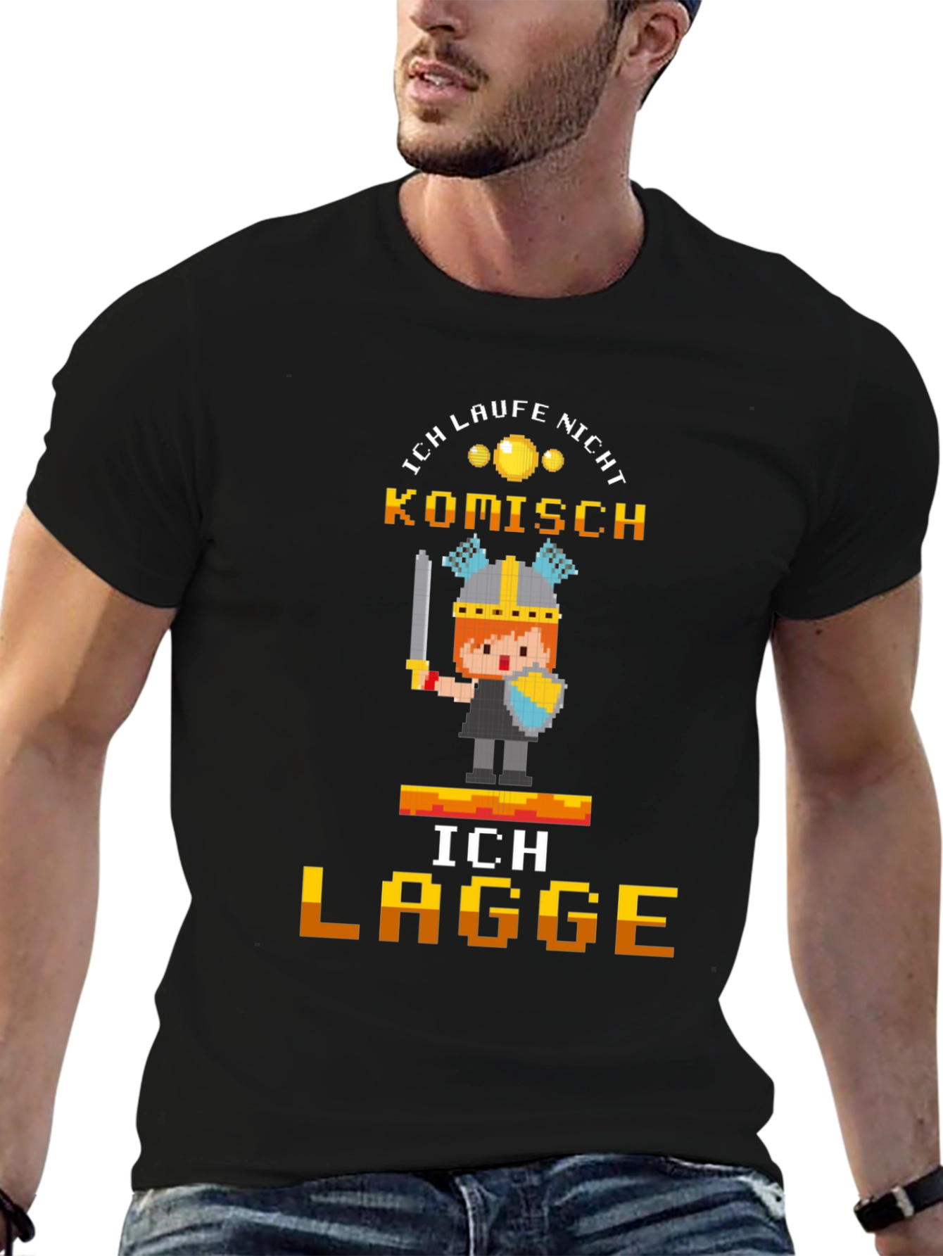 Funny Gamer T-Shirt - Ich Lagge!