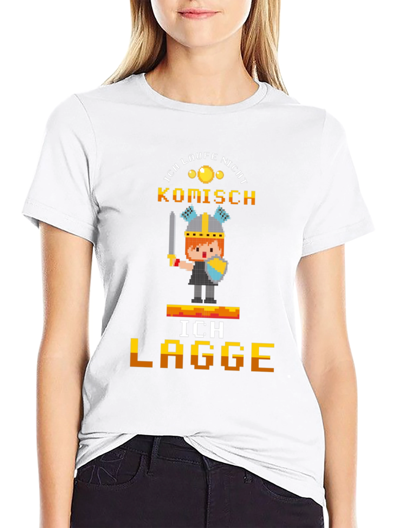 Funny Gamer T-Shirt - Ich Lagge!