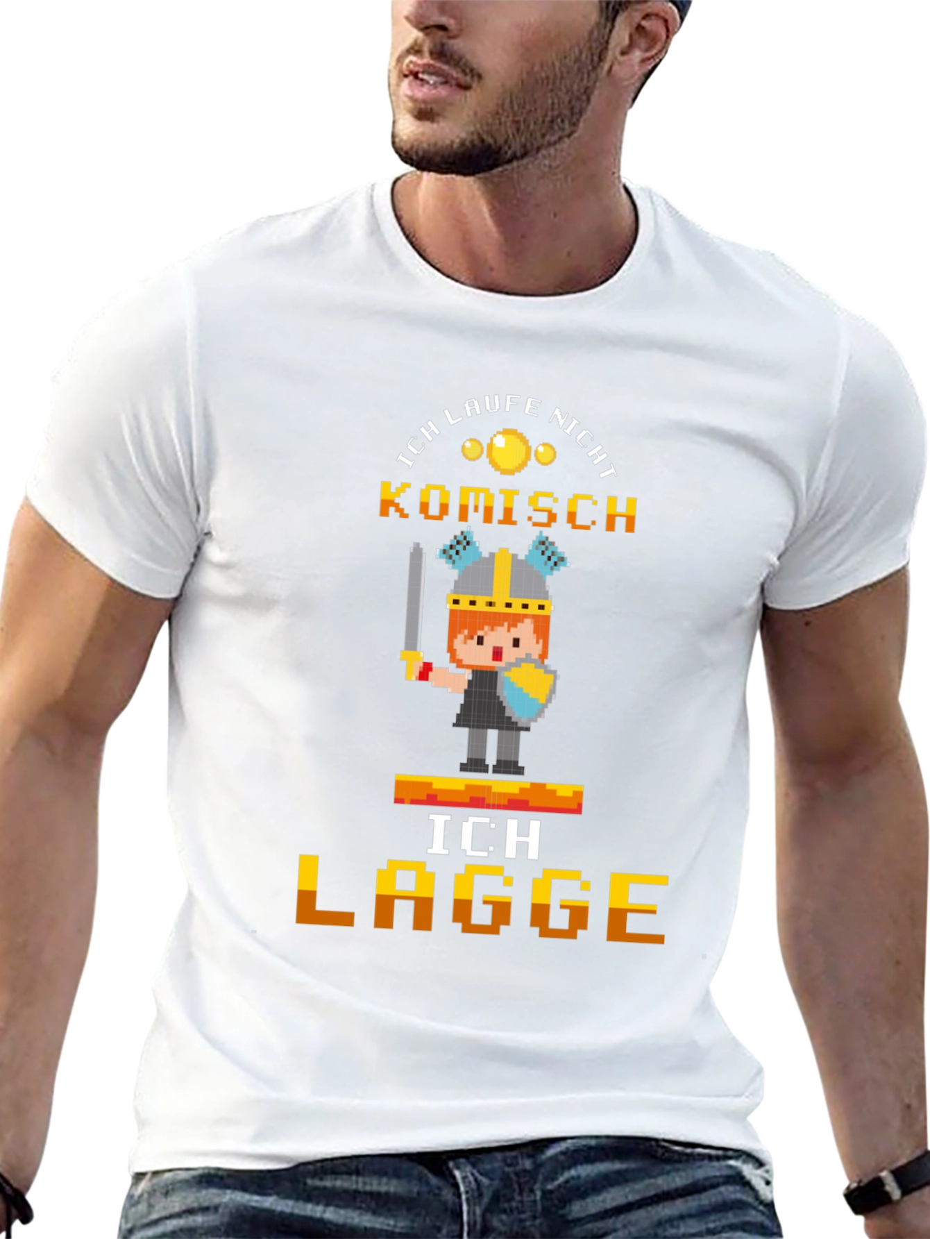 Funny Gamer T-Shirt - Ich Lagge!