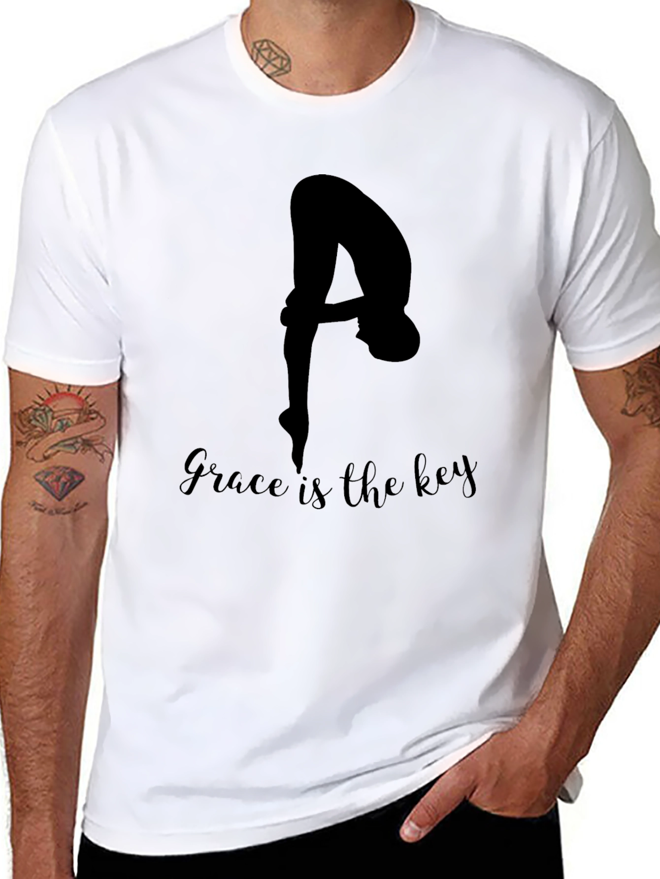 Grace is the Key Graphic Tee