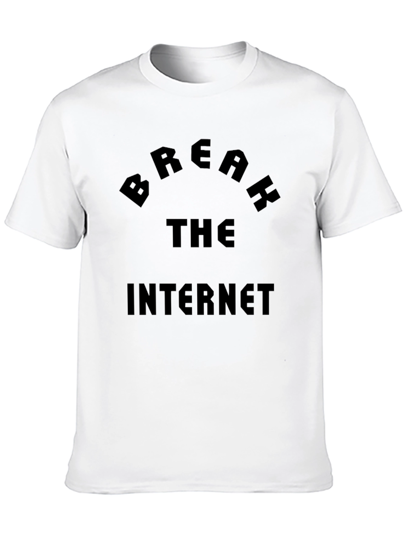 Break The Internet Graphic Black T-Shirt