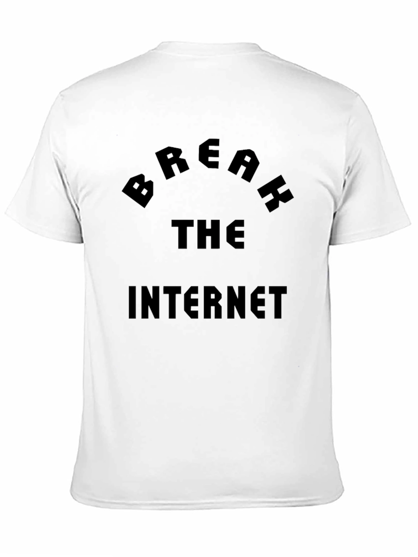 Break The Internet Graphic Black T-Shirt