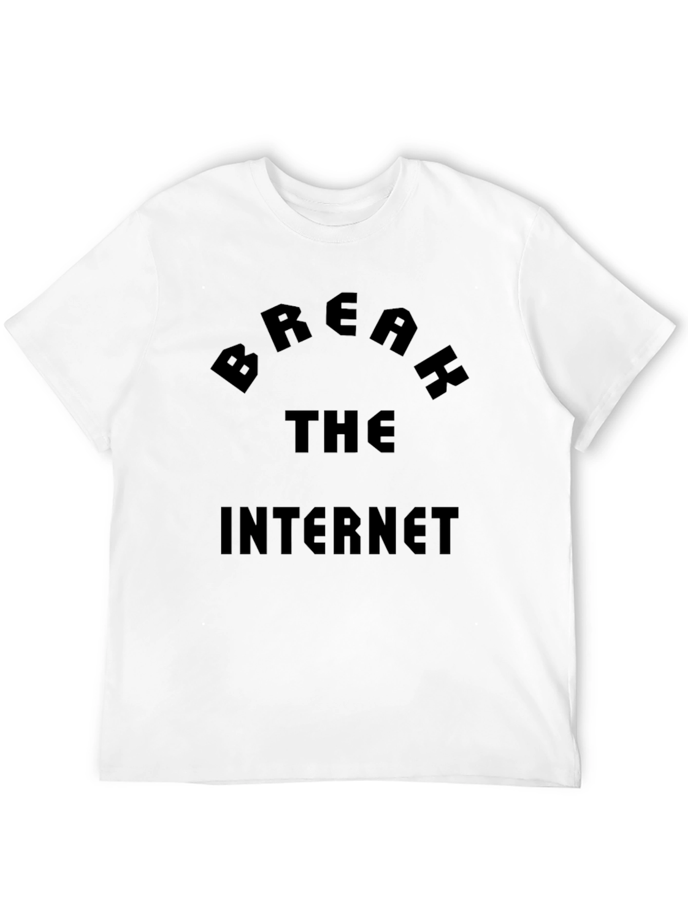 Break The Internet Graphic Black T-Shirt