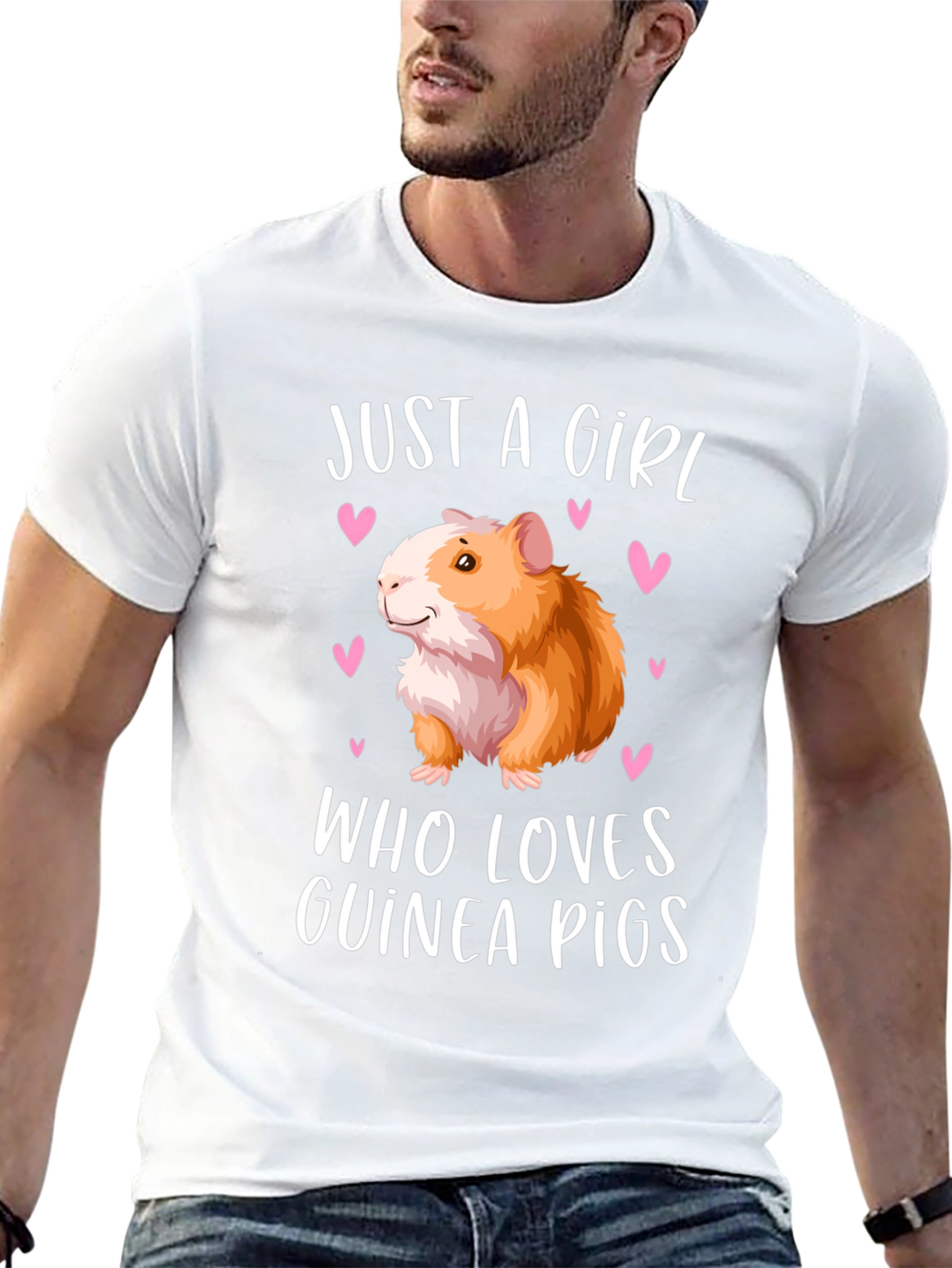 Just a Girl Who Loves Guinea Pigs T-Shirt