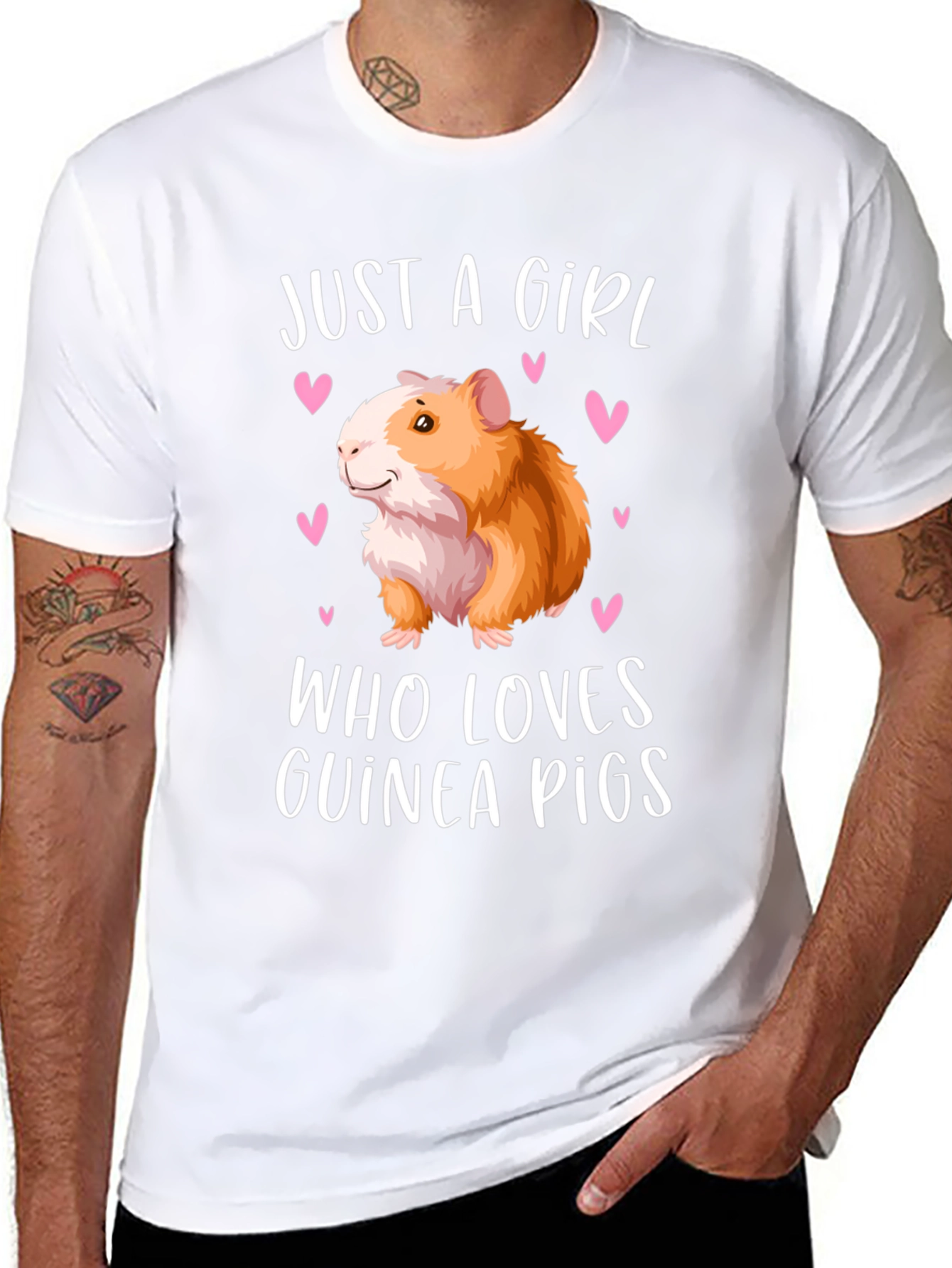 Just a Girl Who Loves Guinea Pigs T-Shirt