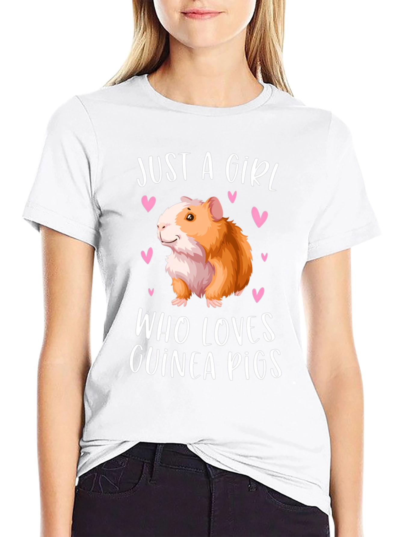 Just a Girl Who Loves Guinea Pigs T-Shirt