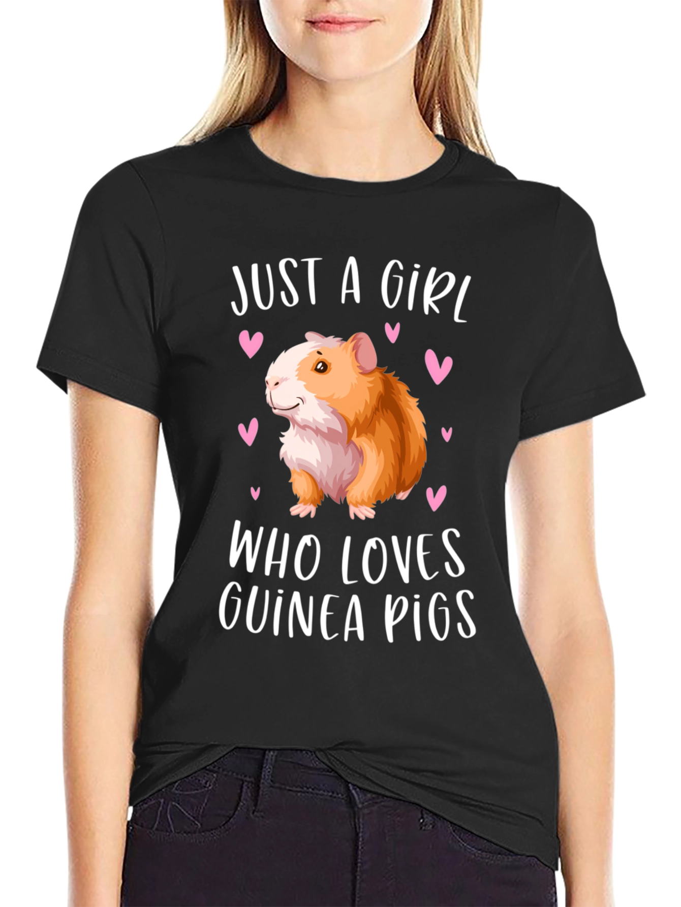 Just a Girl Who Loves Guinea Pigs T-Shirt