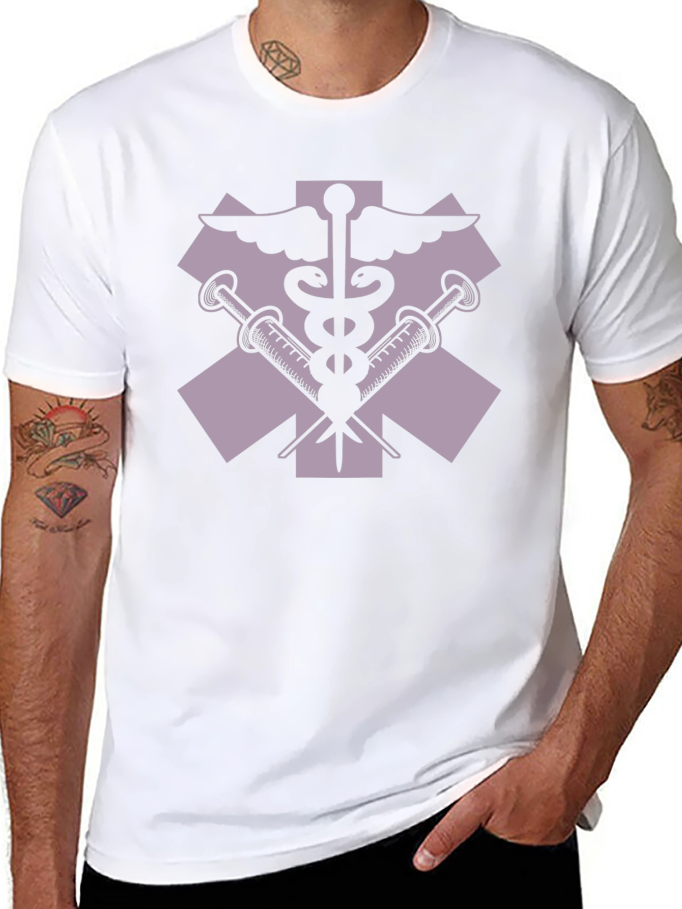 Medical Symbol T-Shirt - Black