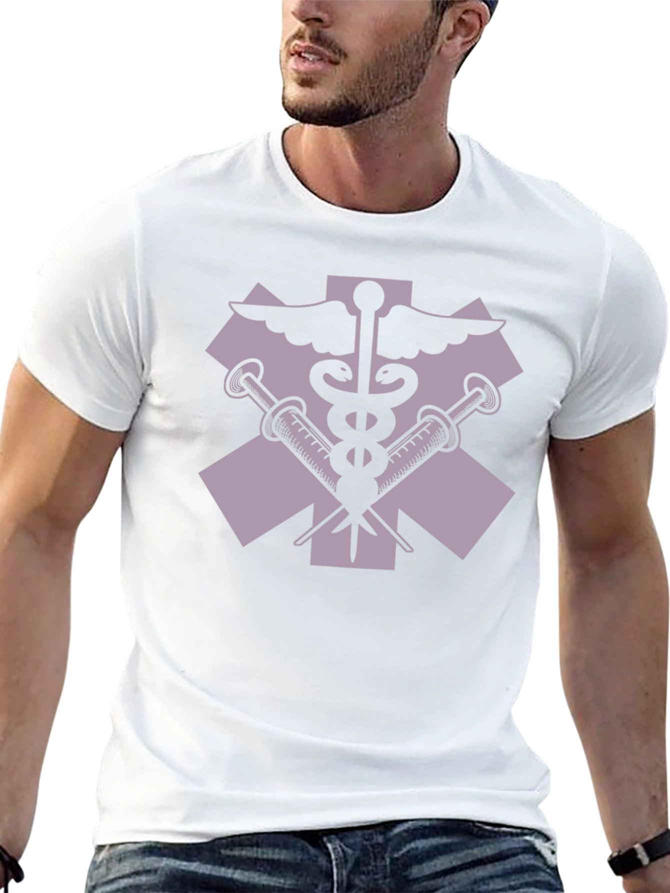 Medical Symbol T-Shirt - Black