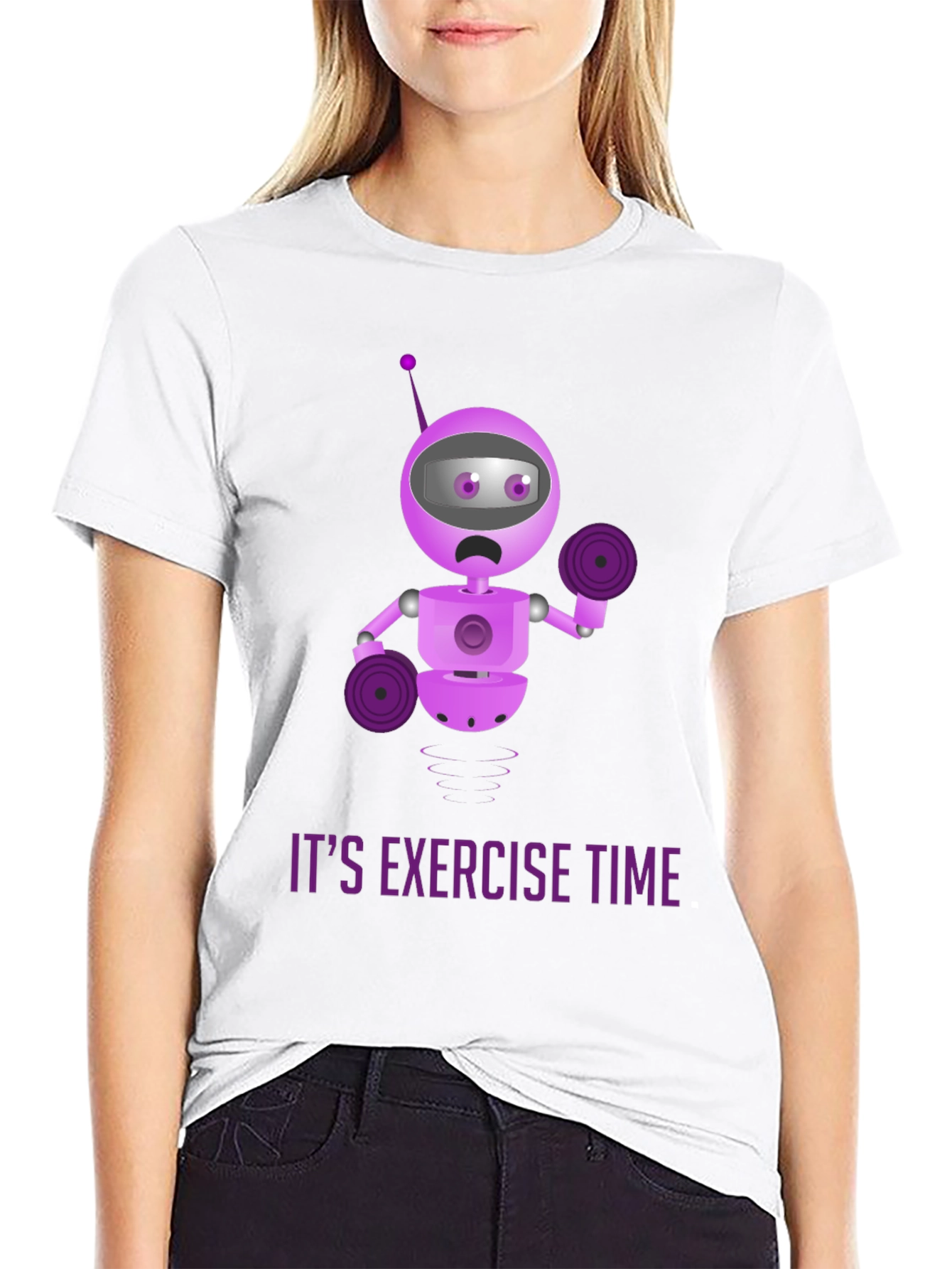 Robot Exercise Time T-Shirt