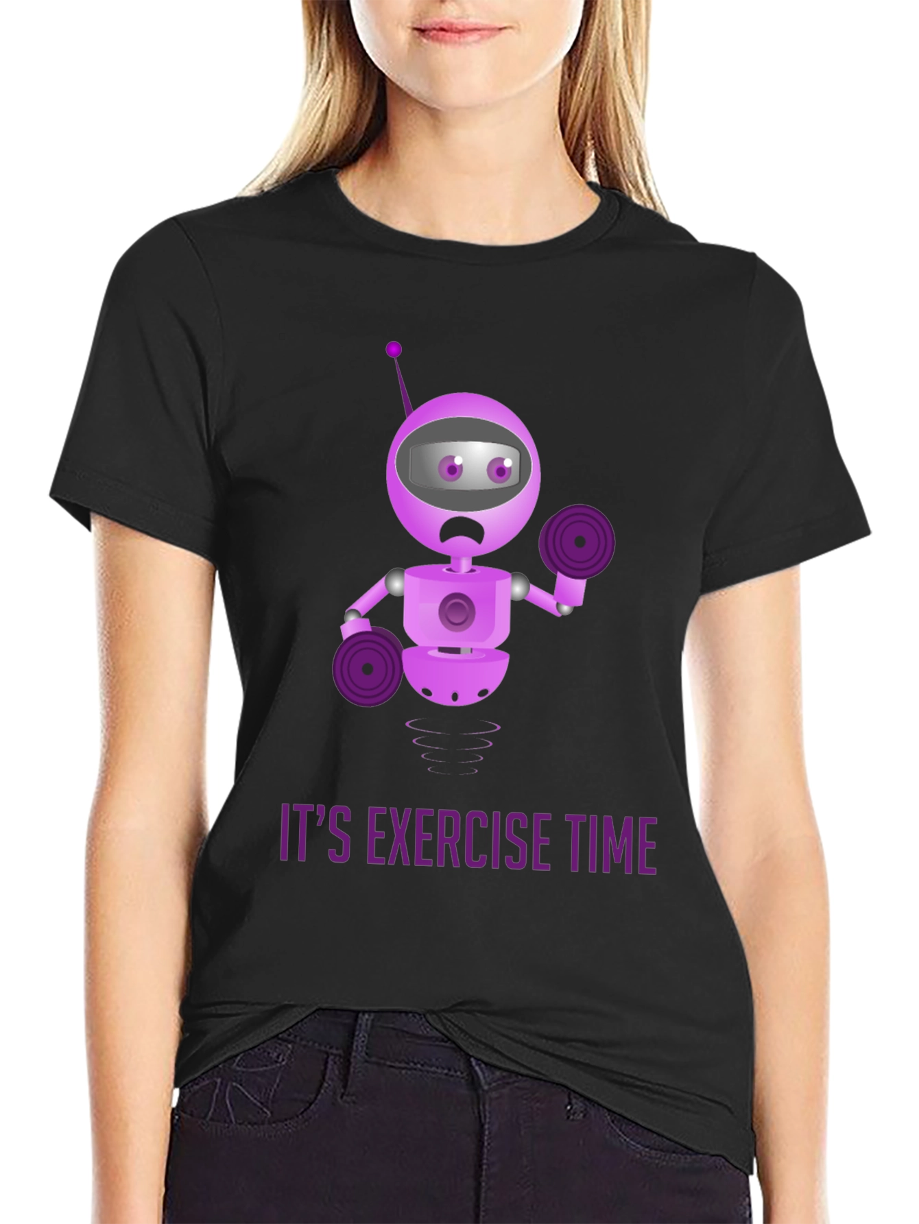 Robot Exercise Time T-Shirt