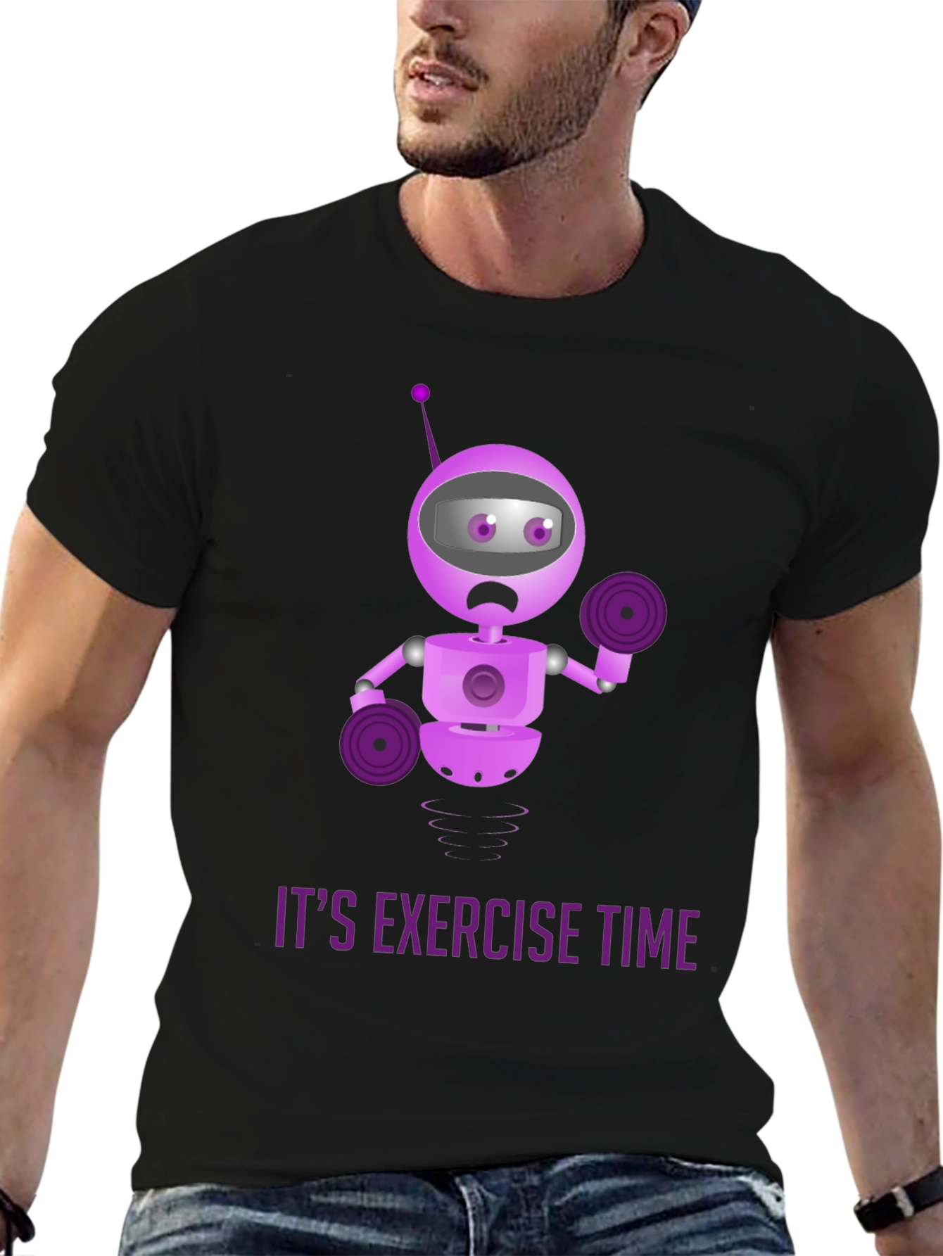 Robot Exercise Time T-Shirt