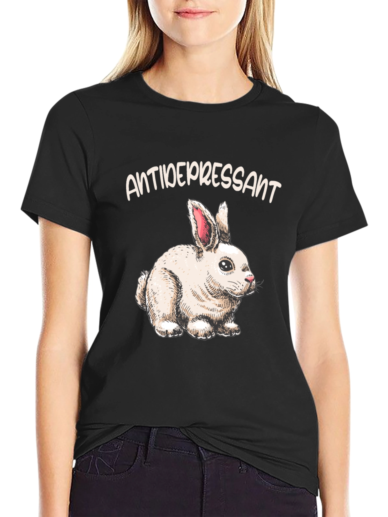 Antidepressant Bunny T-Shirt