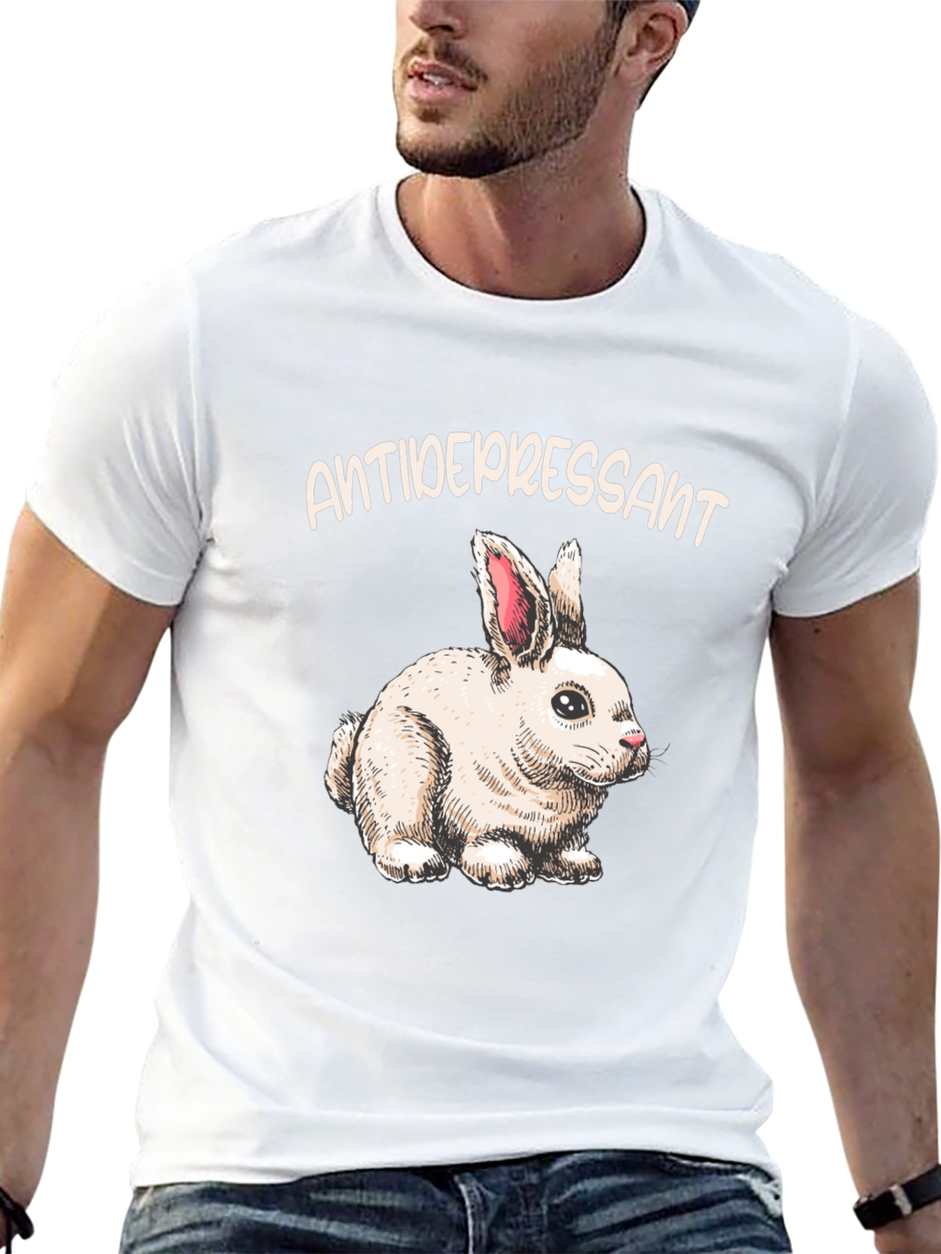Antidepressant Bunny T-Shirt