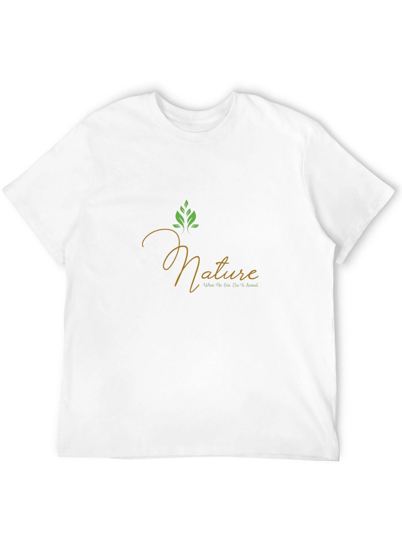 Nature Graphic Black T-Shirt