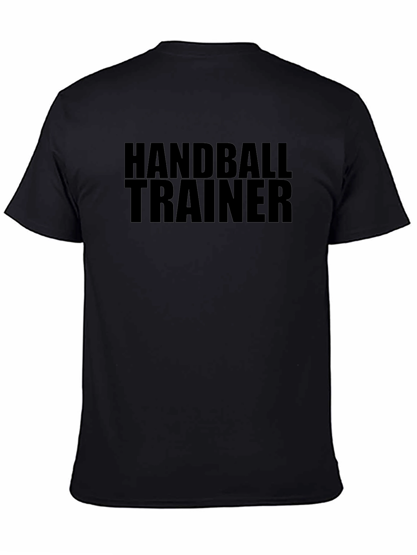 Handball Trainer T-Shirt - Black Sports Tee