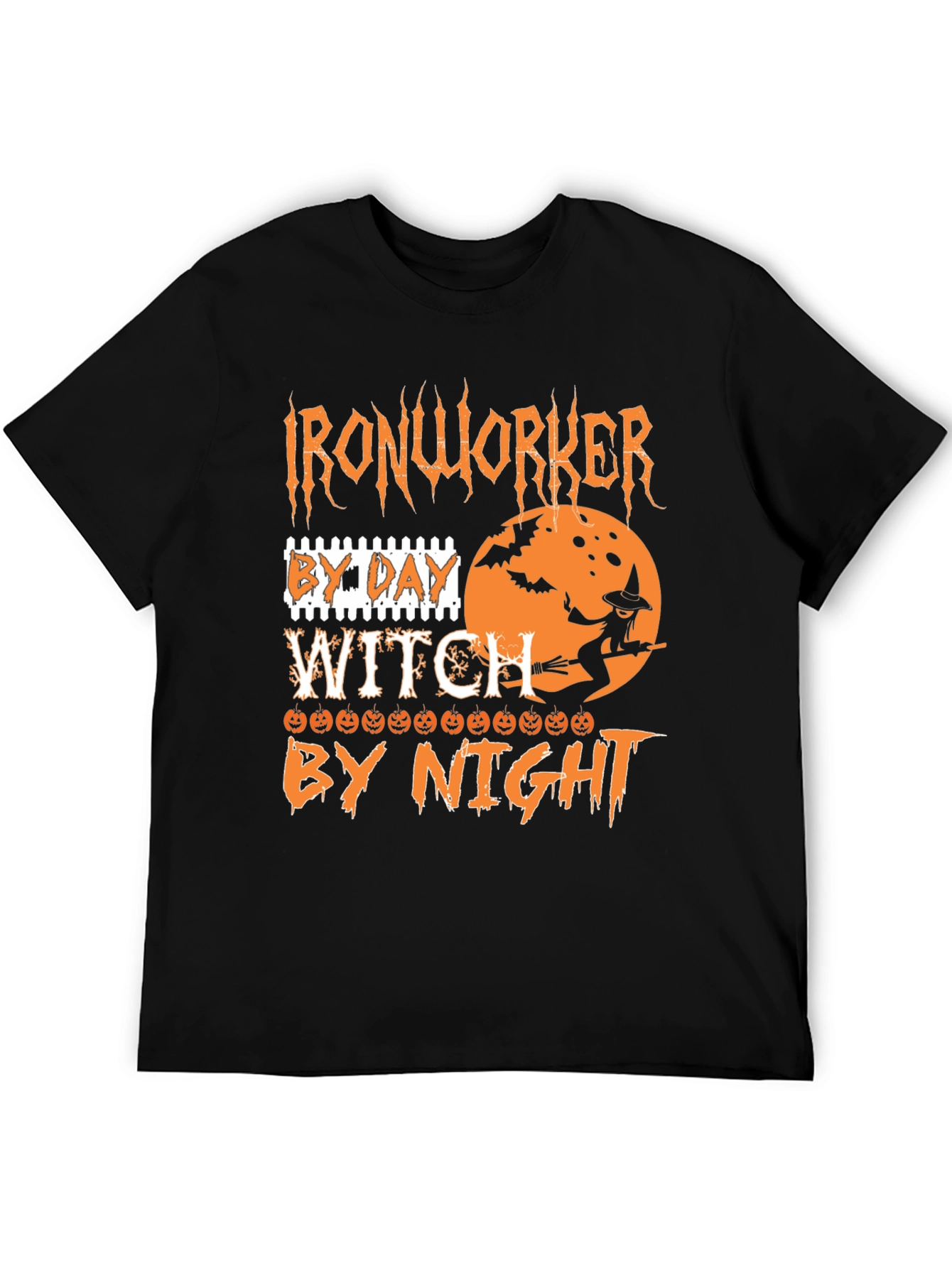 Ironworker Witch Halloween T-Shirt