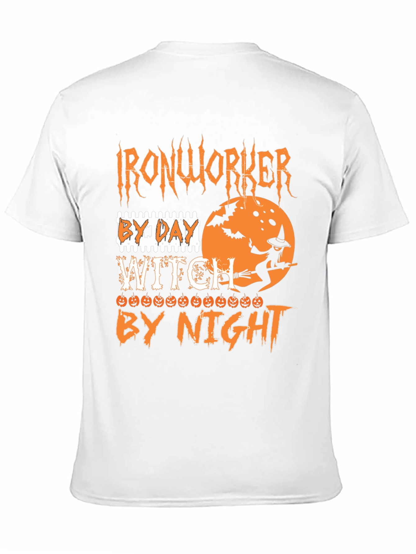 Ironworker Witch Halloween T-Shirt