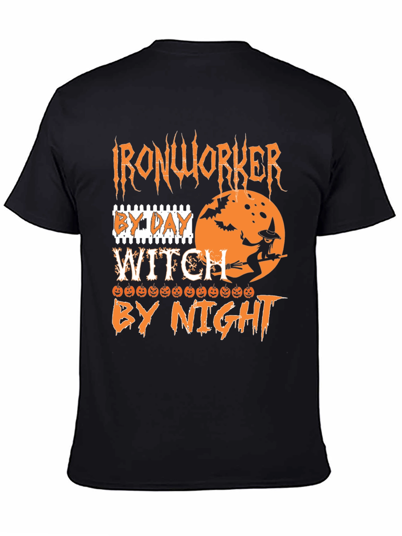 Ironworker Witch Halloween T-Shirt