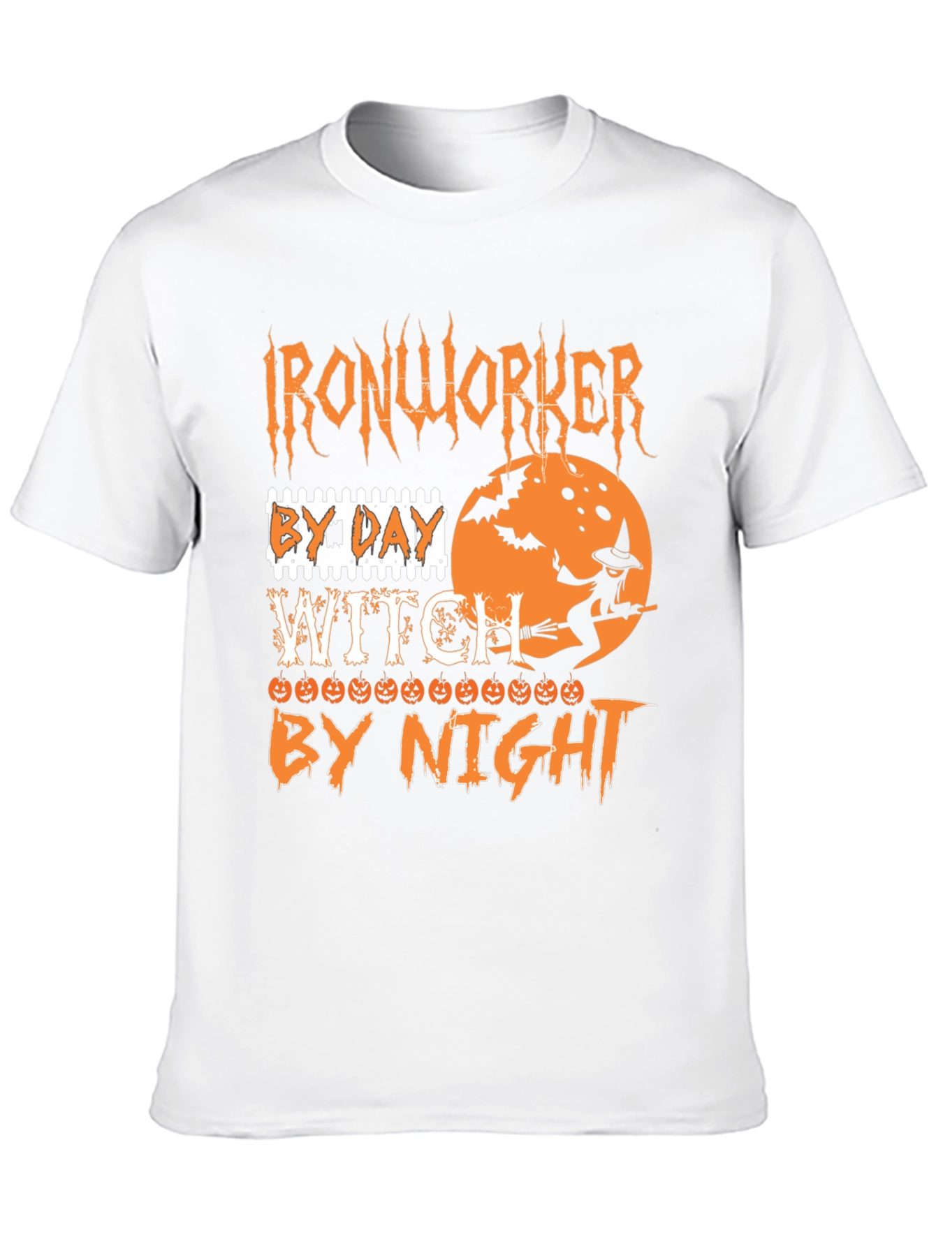 Ironworker Witch Halloween T-Shirt