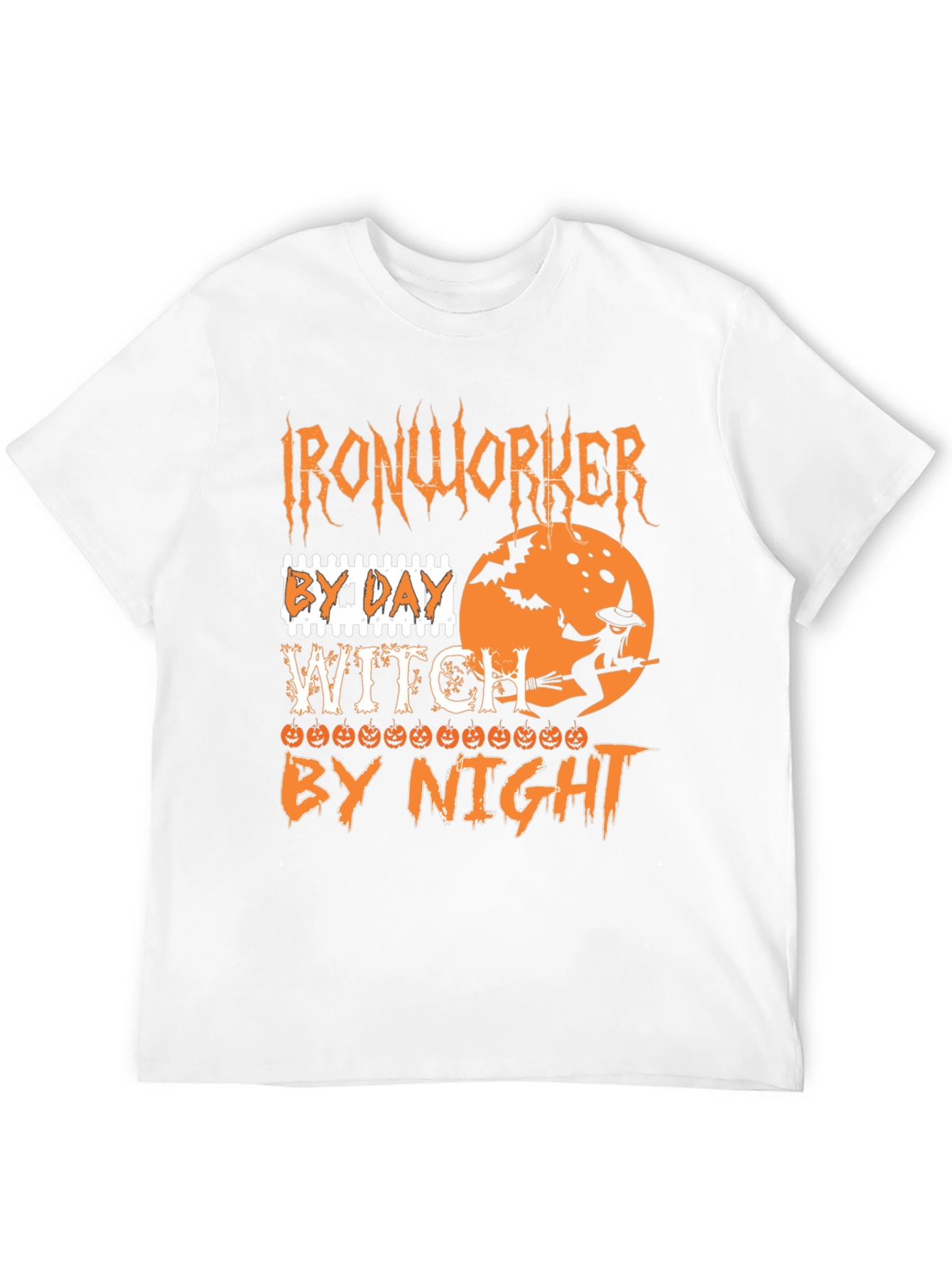 Ironworker Witch Halloween T-Shirt