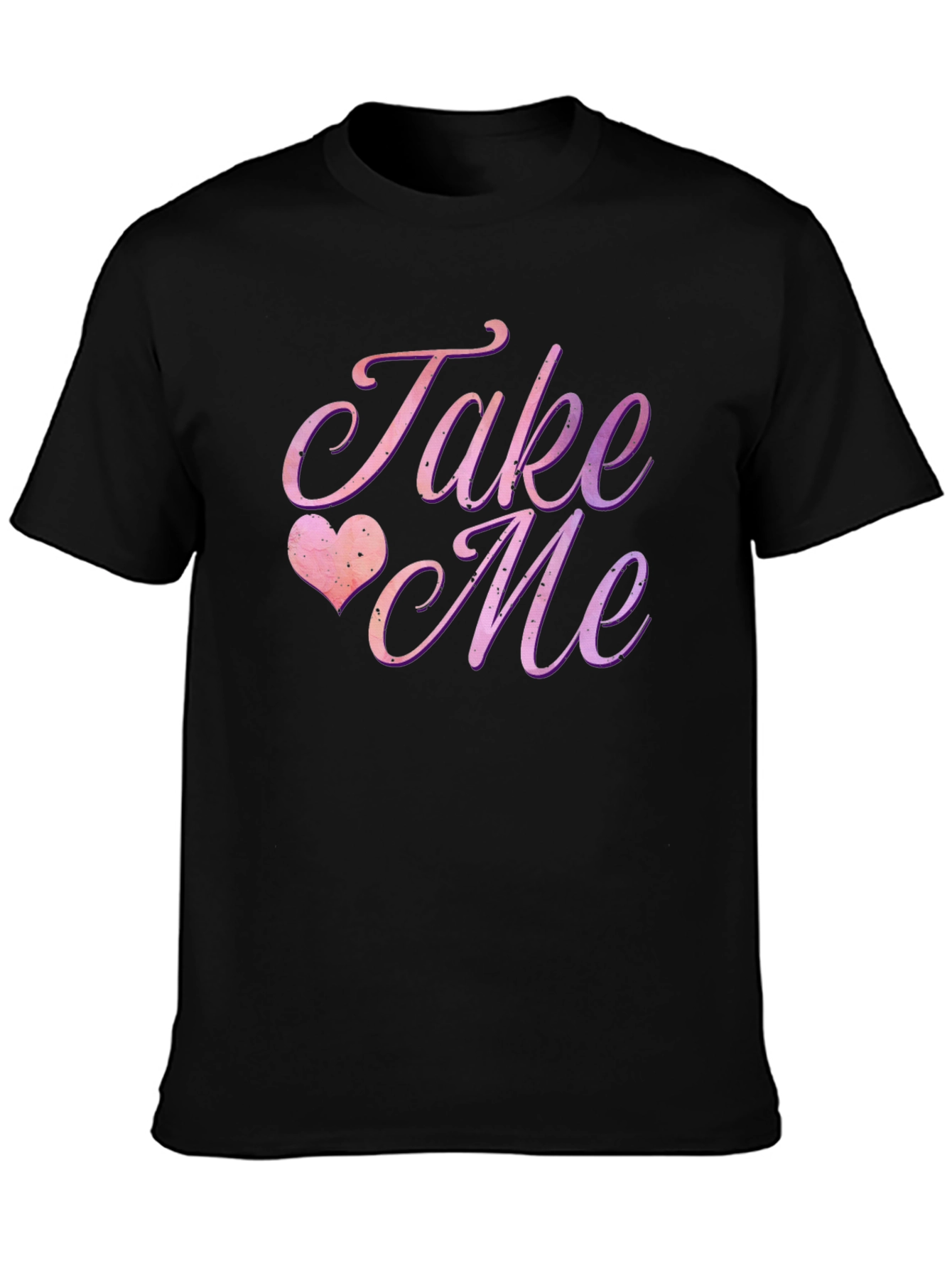 Take Me Graphic Tee - Romantic Black T-Shirt