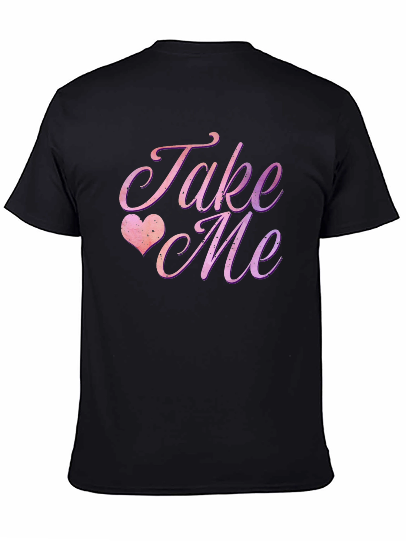 Take Me Graphic Tee - Romantic Black T-Shirt