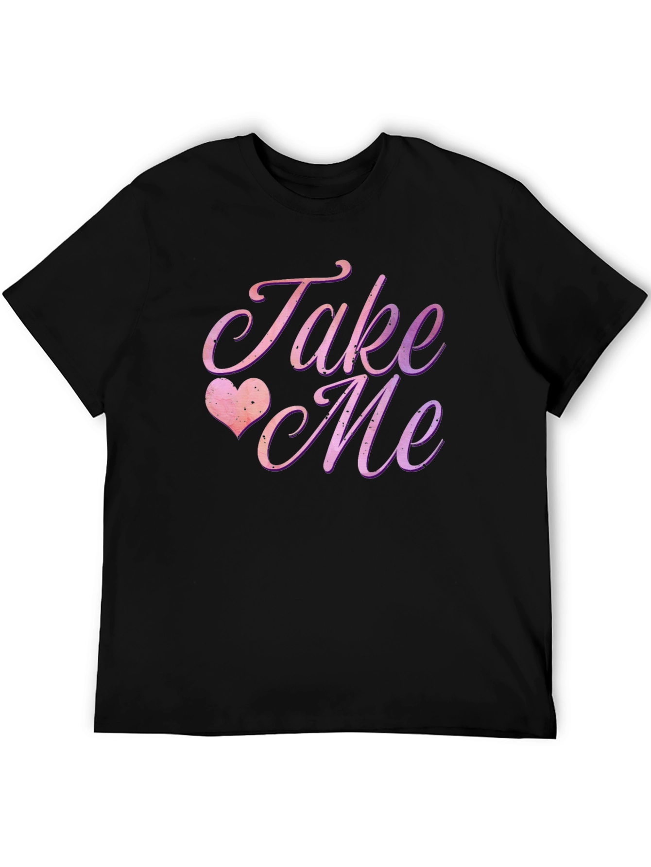 Take Me Graphic Tee - Romantic Black T-Shirt
